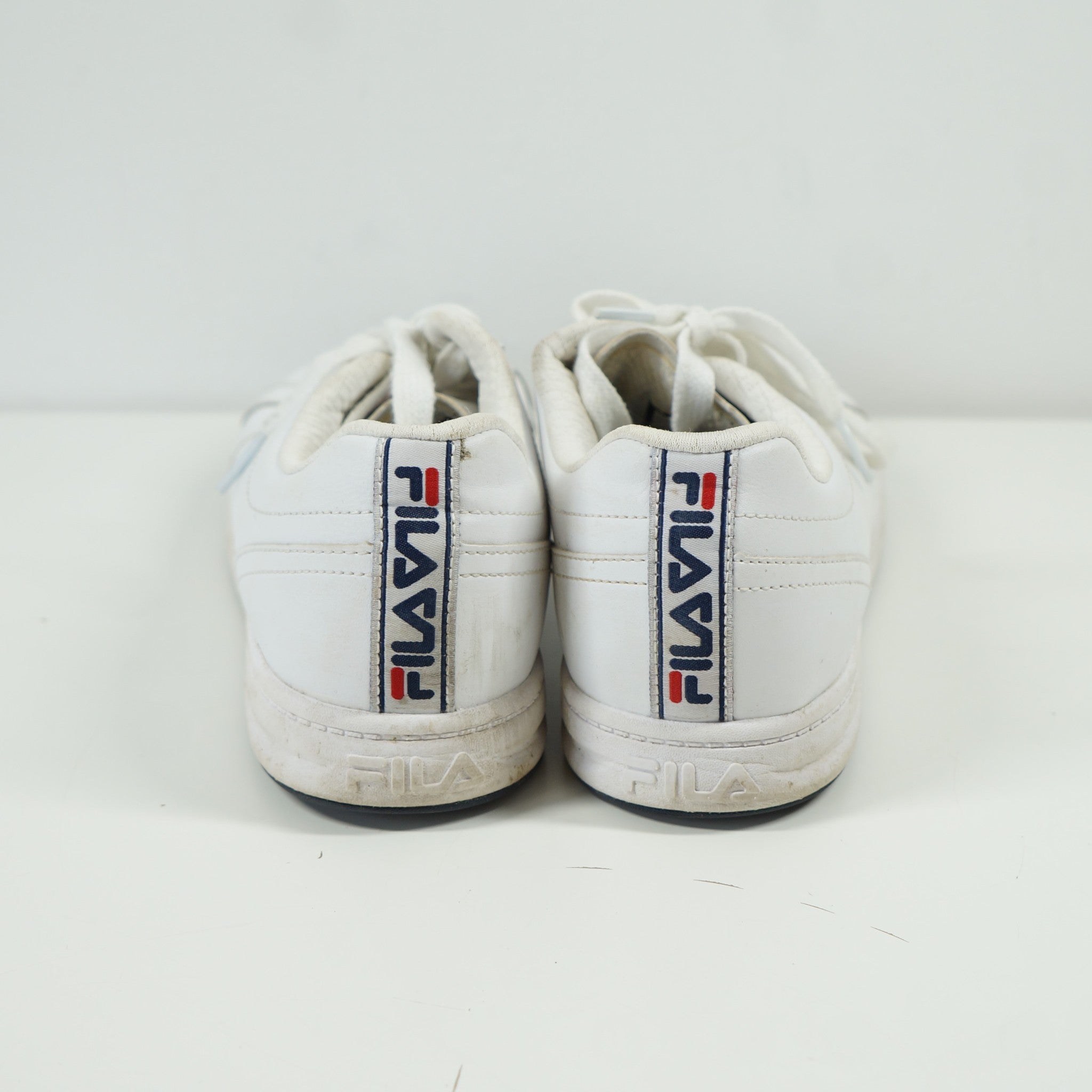 Fila Reunion Court Women's Sneakers Shoes White/Blue/Red US Sz 6.5 1295933
