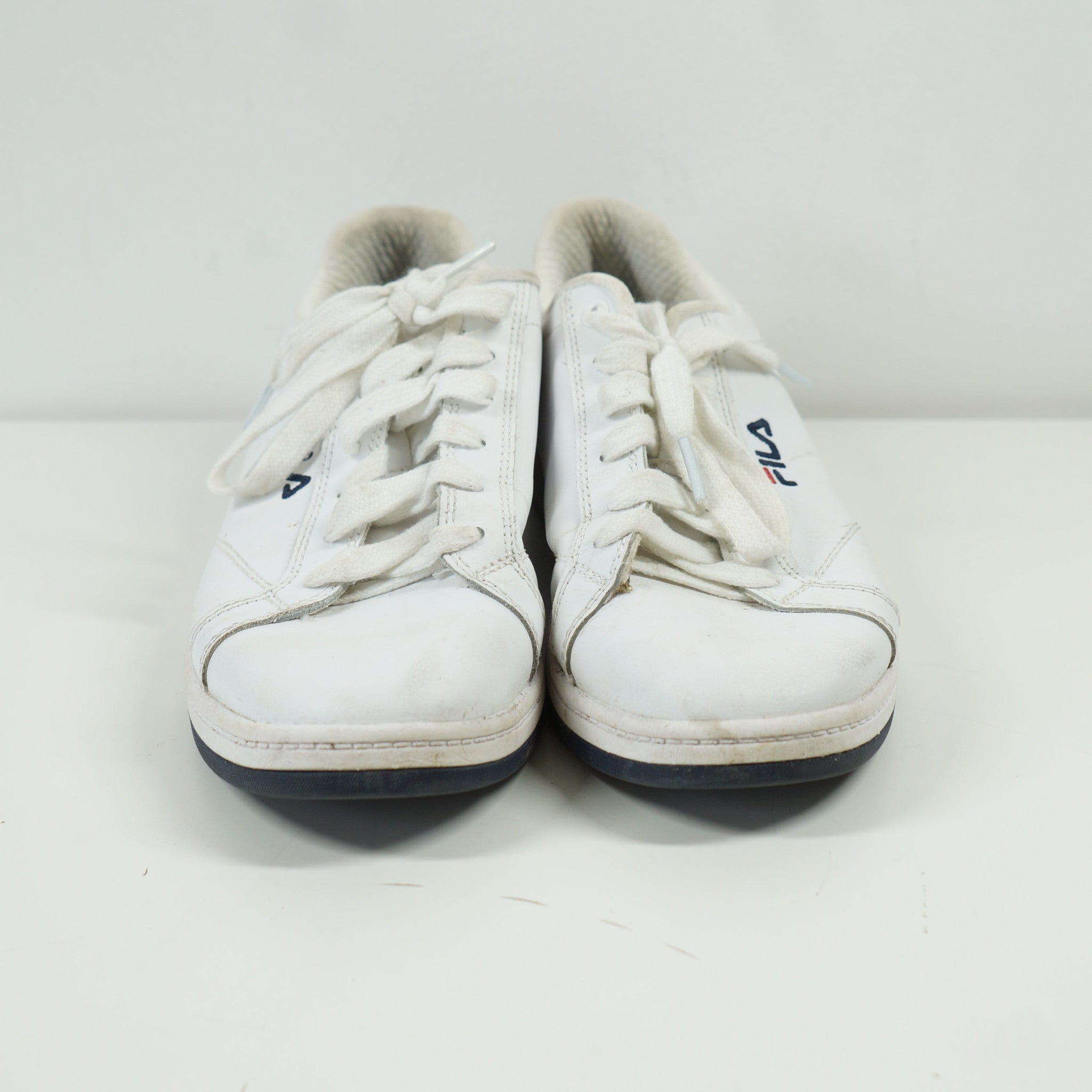 Fila Reunion Court Women's Sneakers Shoes White/Blue/Red US Sz 6.5 1295933