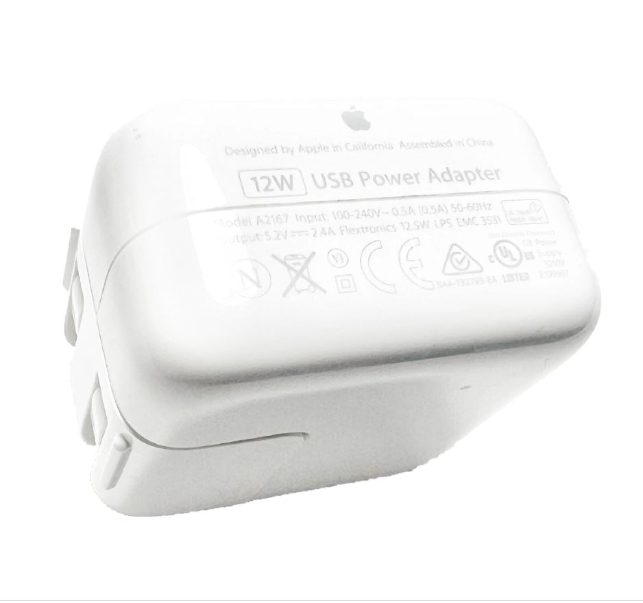 Bundle of 4 x OEM Apple 12W 5.2V 2.4A USB Power Adapter iPad Charger A1401