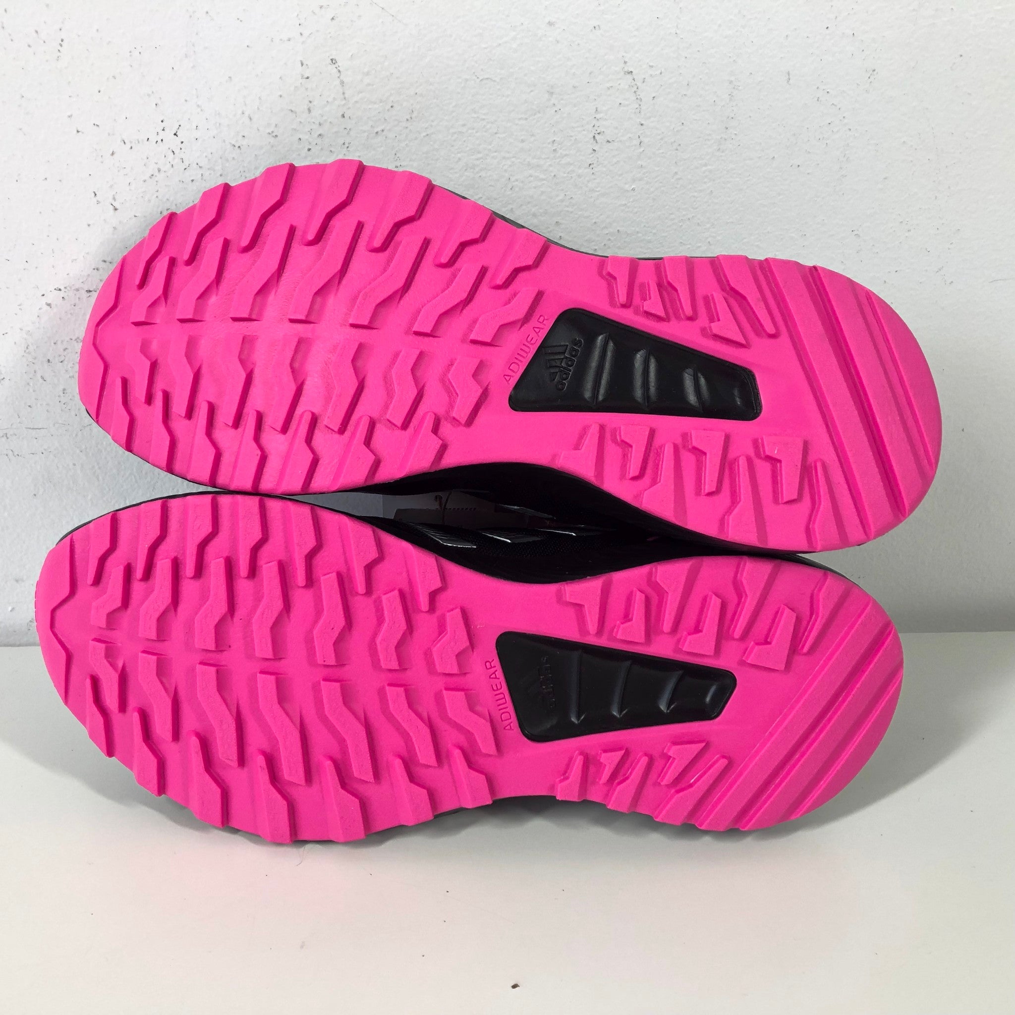 adidas Run Falcon 2.0 TR Running Shoes Sneakers Black Pink Sz 5.5 FZ3585