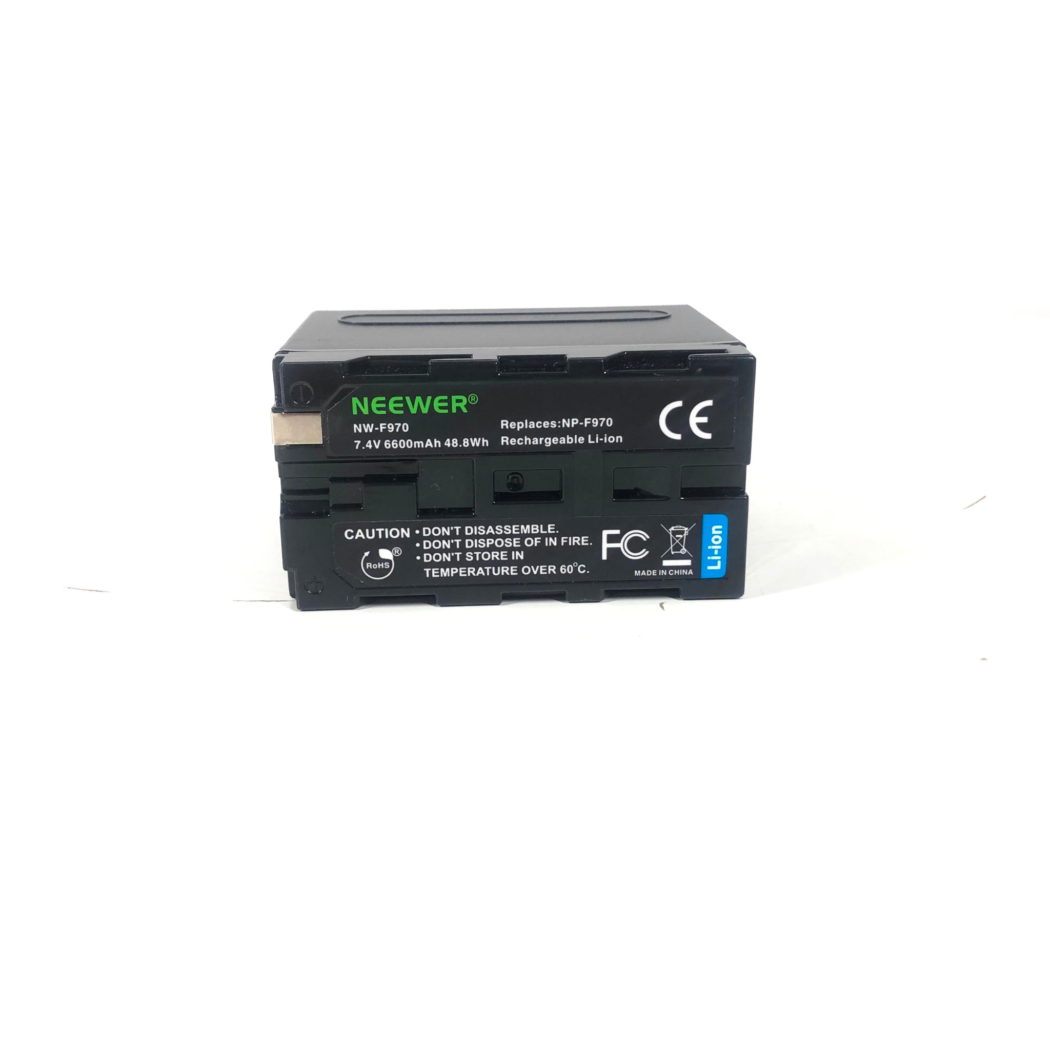 Neewer 7.4V Li-Ion 6600mAh Battery Replacement for Sony NP-F970