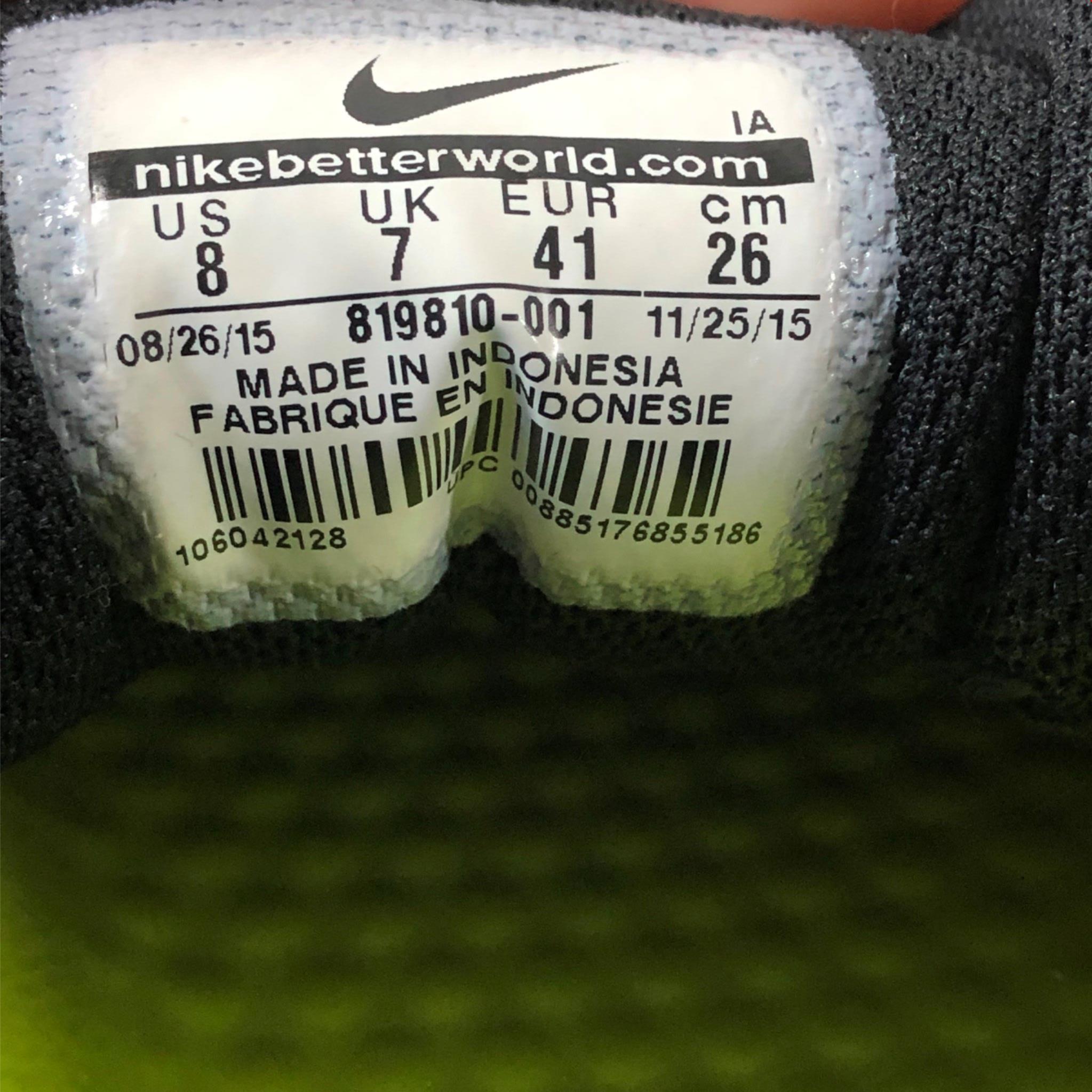 Nike Essentialist Men's Training Shoes Sneakers Black Sz 8 819810-001