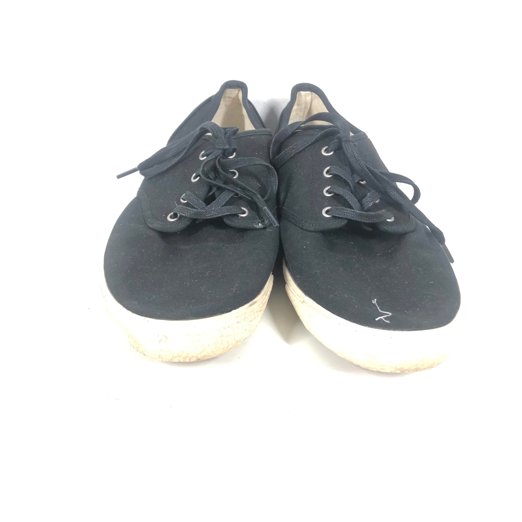 Polo Ralph Lauren 'Ethan Lace' Low Canvas Casual Shoes US Sz 12 - Black