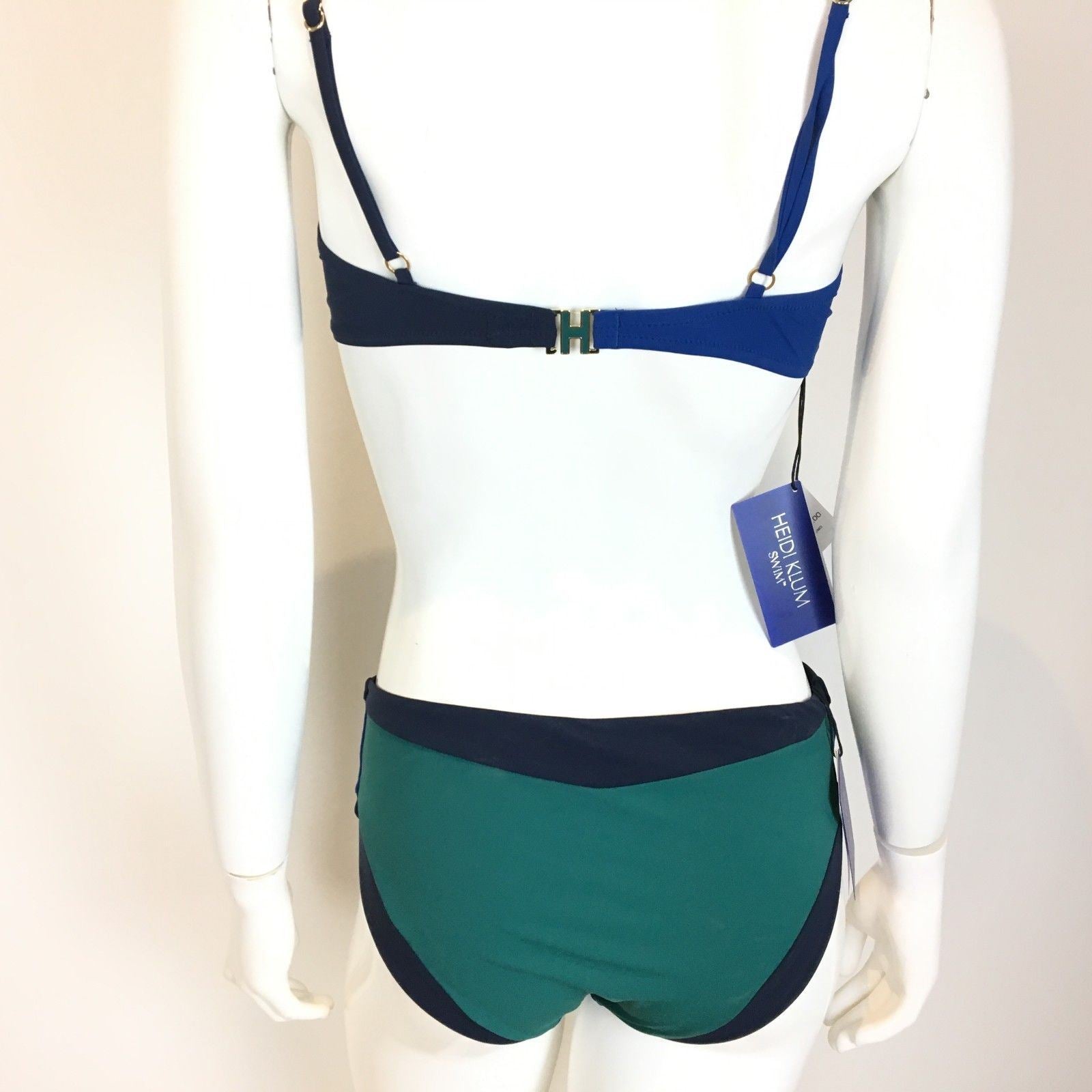 Heidi Klum Swim Savannah Sunset Bikini Top and Bottom Set - Size Large