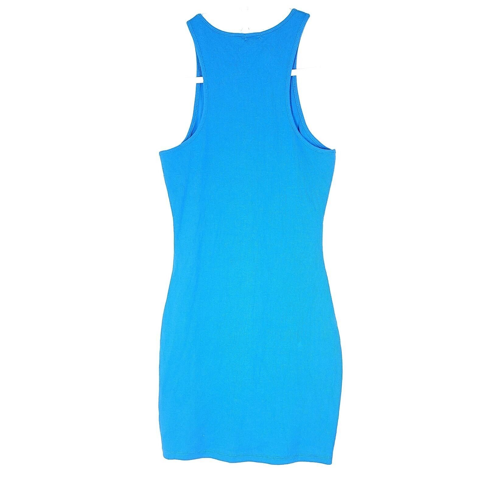 Garage Women's Peek-A-Boo Tank Dress Brilliant Blue Size M
