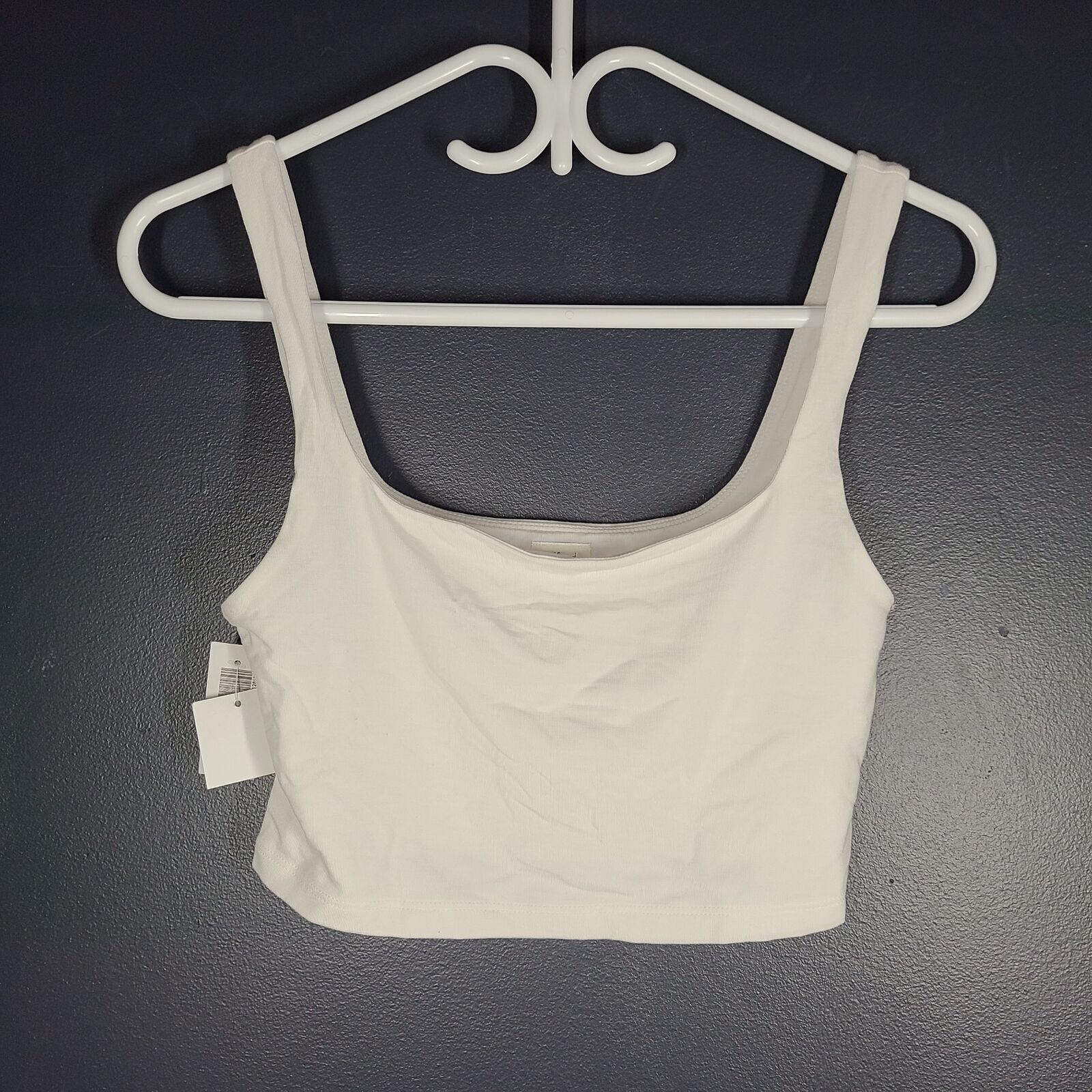 Wilfred Vacay Cropped Tank Cropped Square-Neck Tank Top Sz M