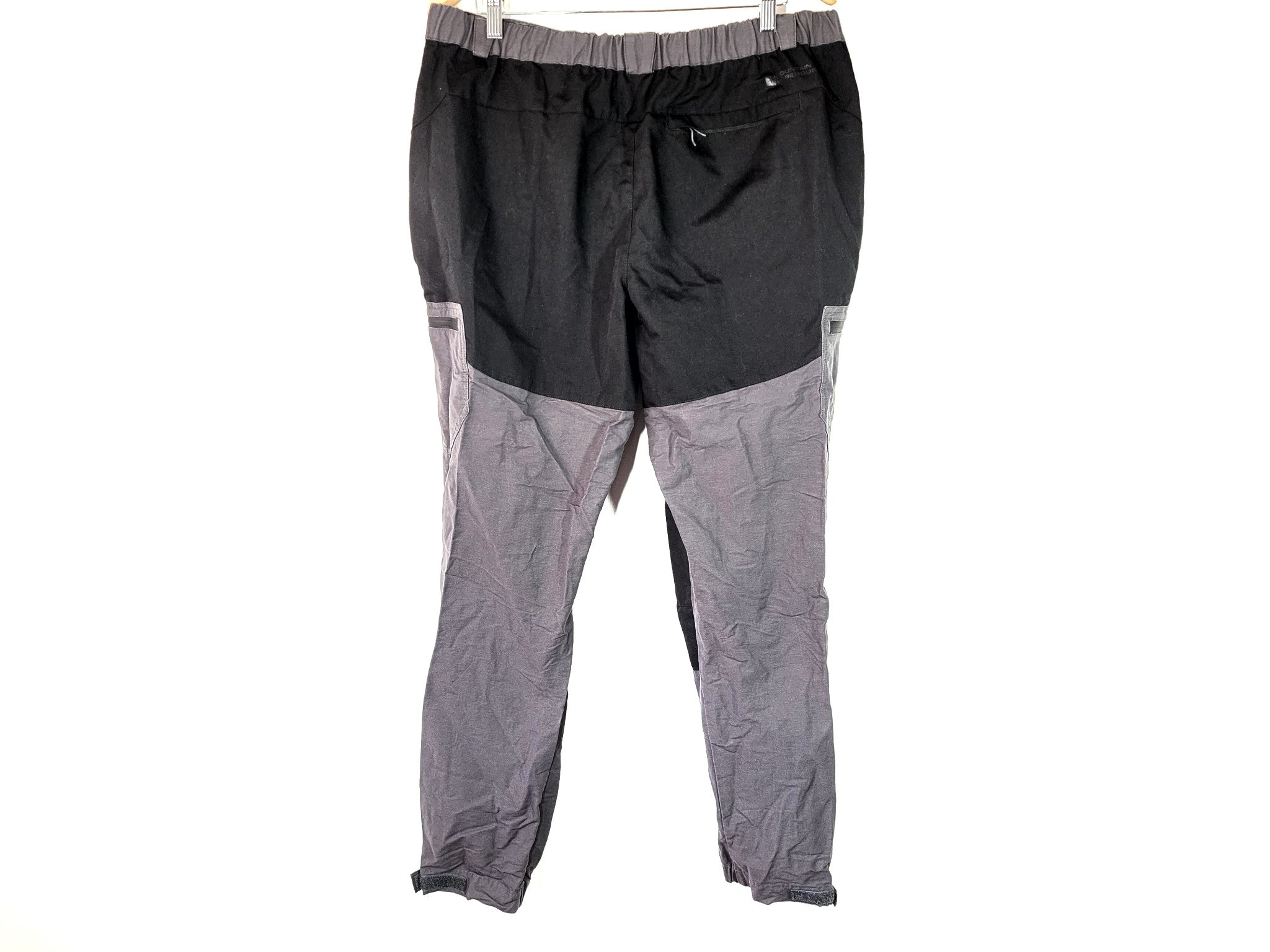 Mountain Warehouse Men's Footprint Hiking Pants Water Resistant Gray Black 38R