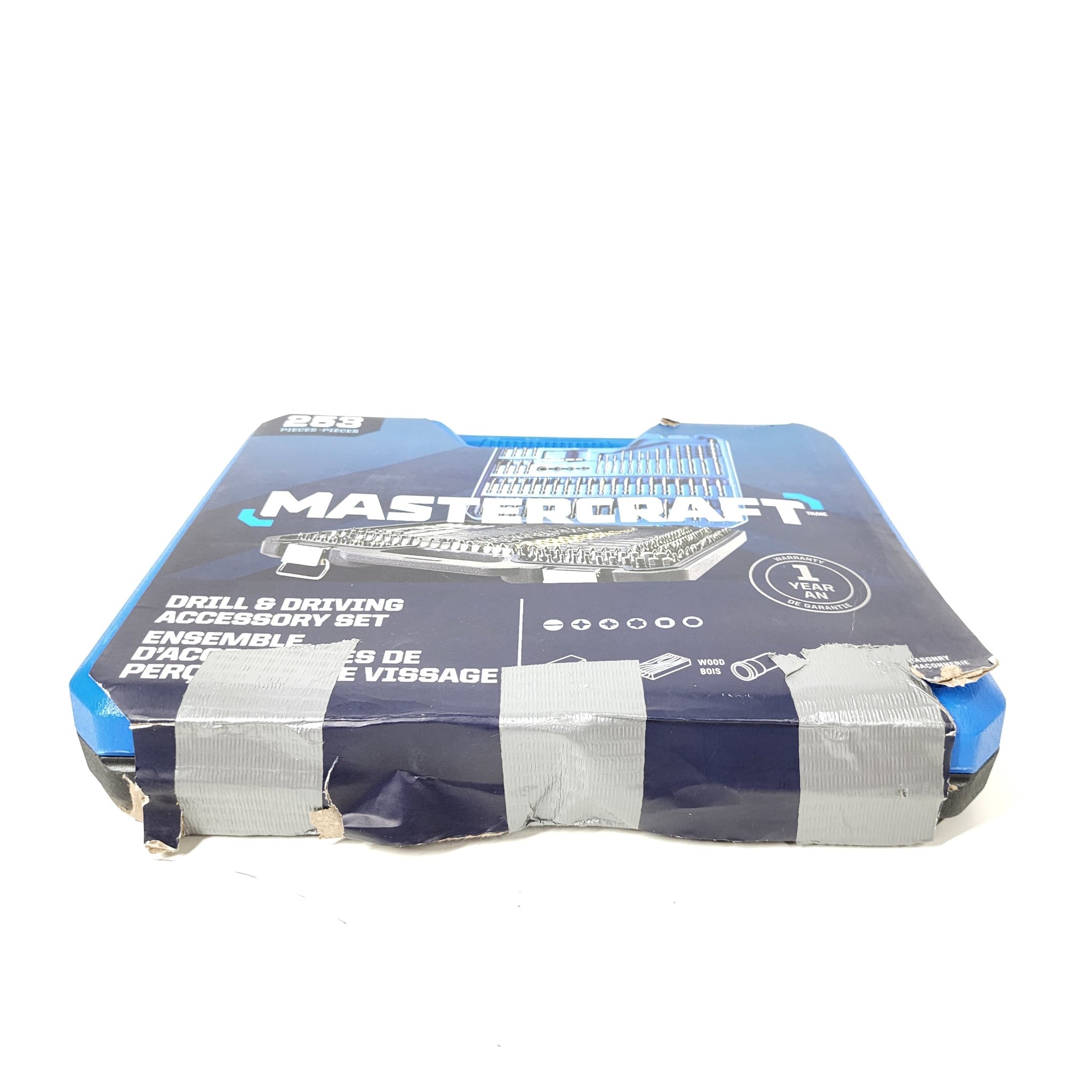 Mastercraft 253 Piece Drill & Driving Set for Wood, Metal, Plastic, Masonry