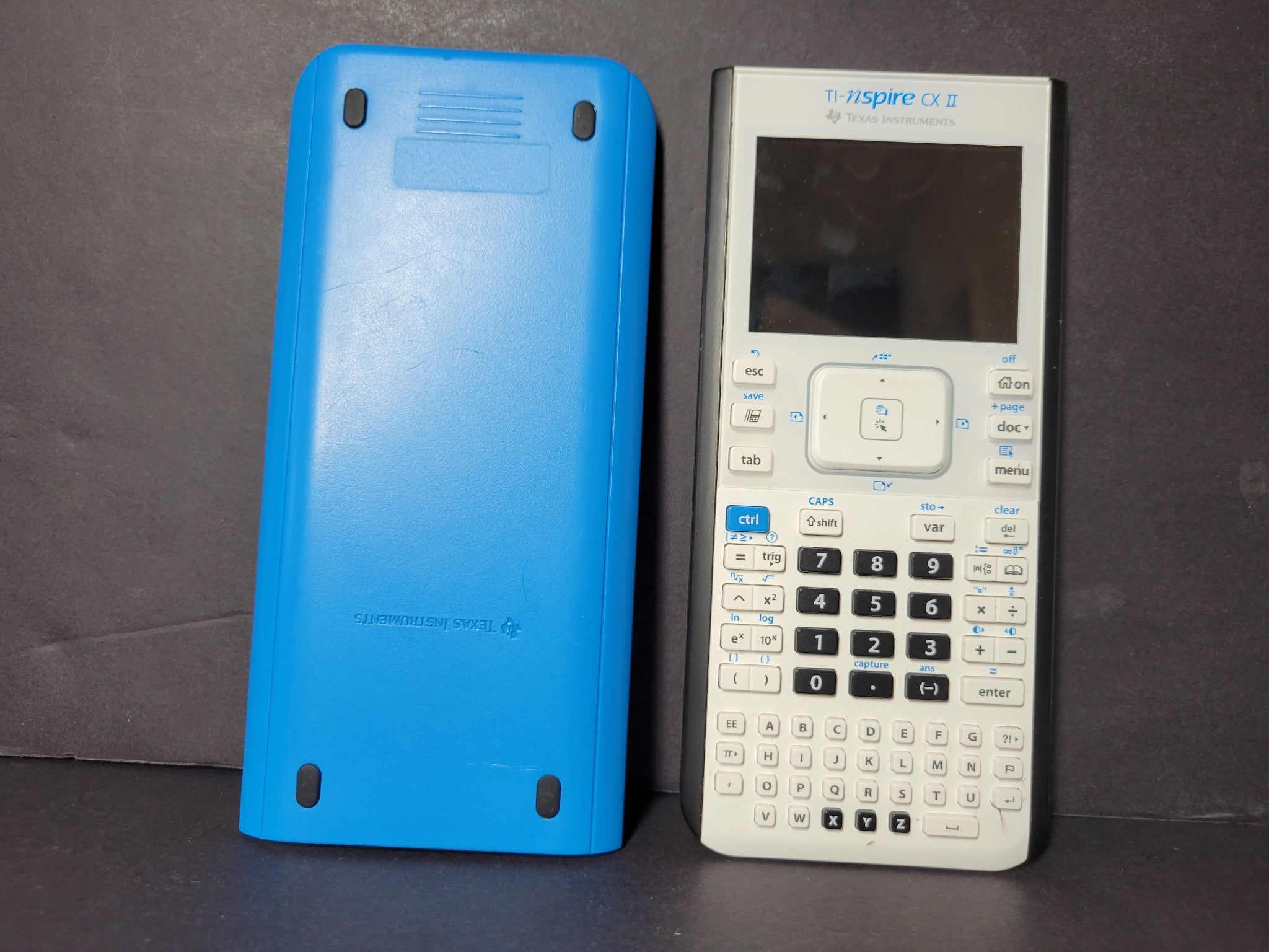 Texas Instruments TI-Nspire CX II Black Blue Color Graphing Calculator