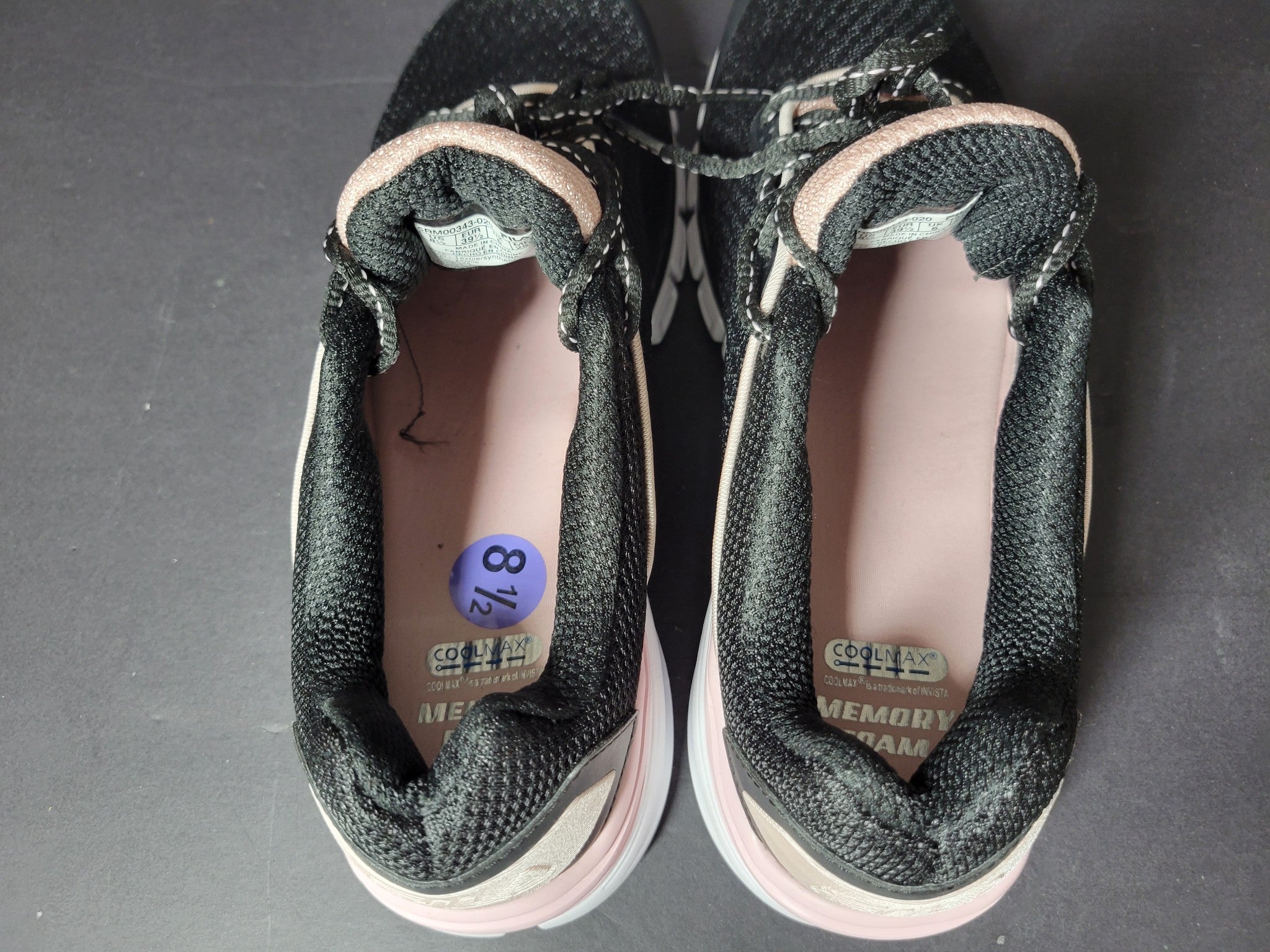 Fila Women's Countdown 5 Sneakers Running Shoes 5RM00343 Memory Foam Black 8.5