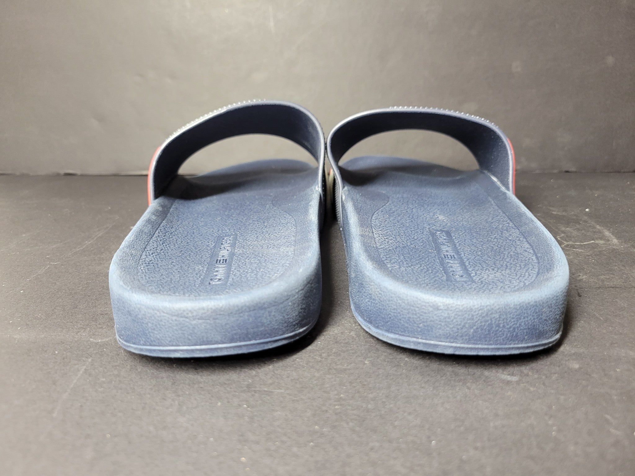 Tommy Hilfiger Men's Pool Slides Shower Beach Sandals Blue Sz 11M NEW