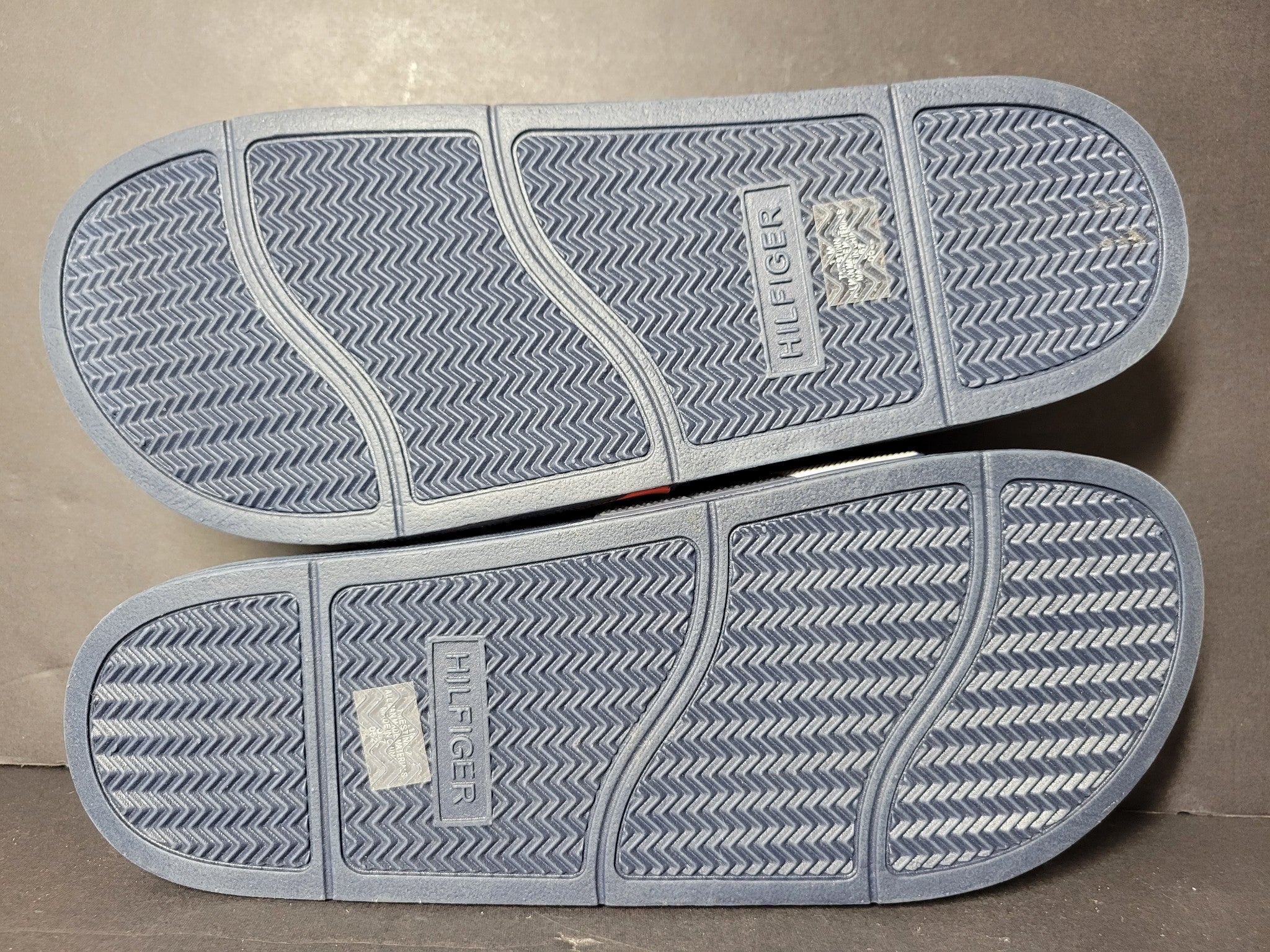 Tommy Hilfiger Men's Pool Slides Shower Beach Sandals Blue Sz 11M NEW