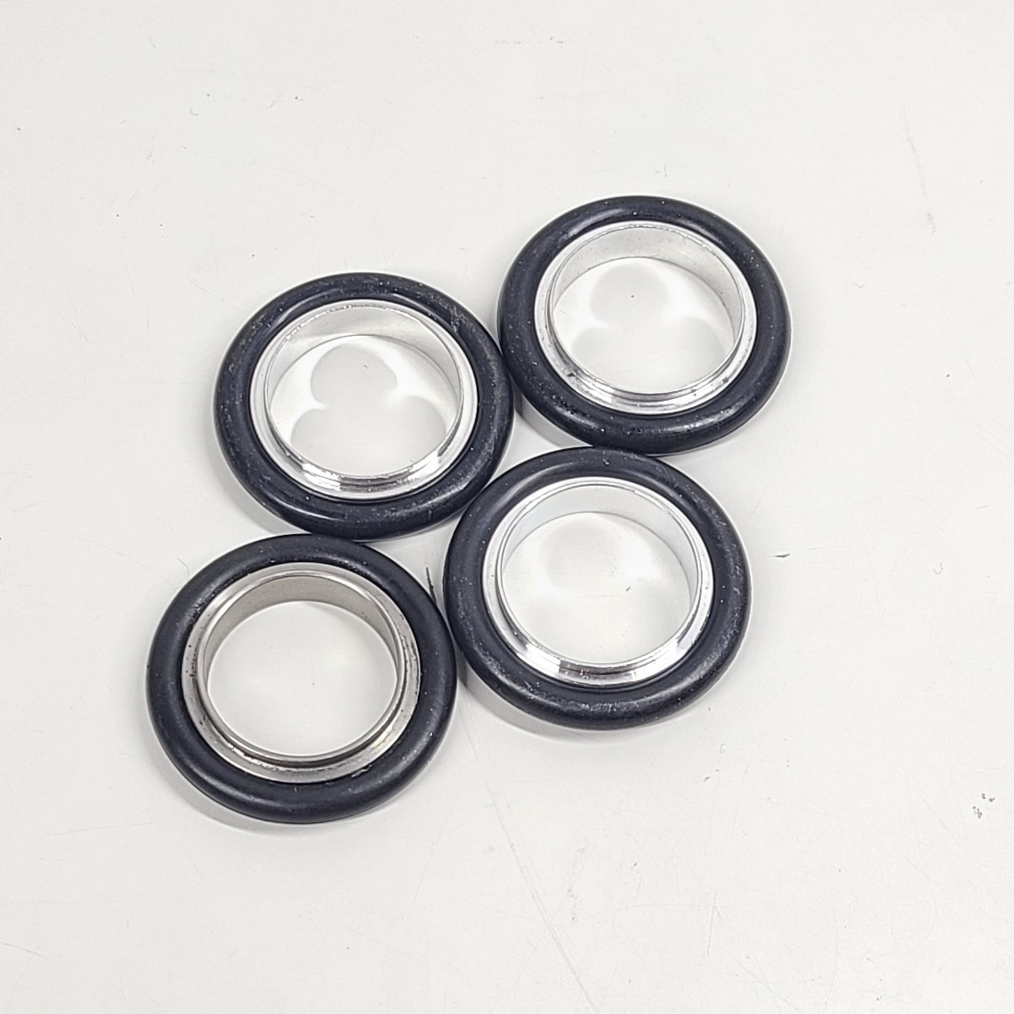 LOT OF 4 Kurt J Lesker Company QF25-100-ARB Centering Ring QF25100ARB