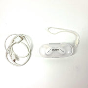 Coby CETW544 True Wireless Stereo Bluetooth Earbuds with Charging Case - White