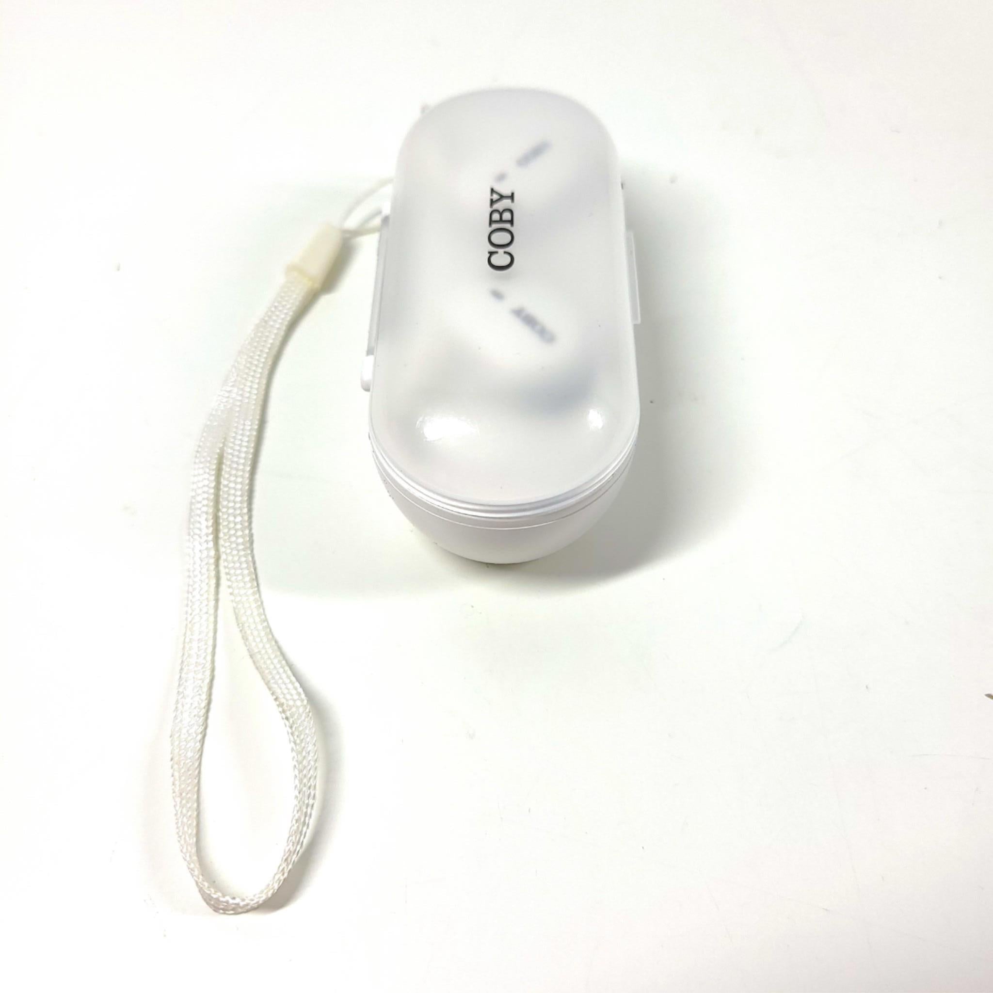Coby CETW544 True Wireless Stereo Bluetooth Earbuds with Charging Case - White