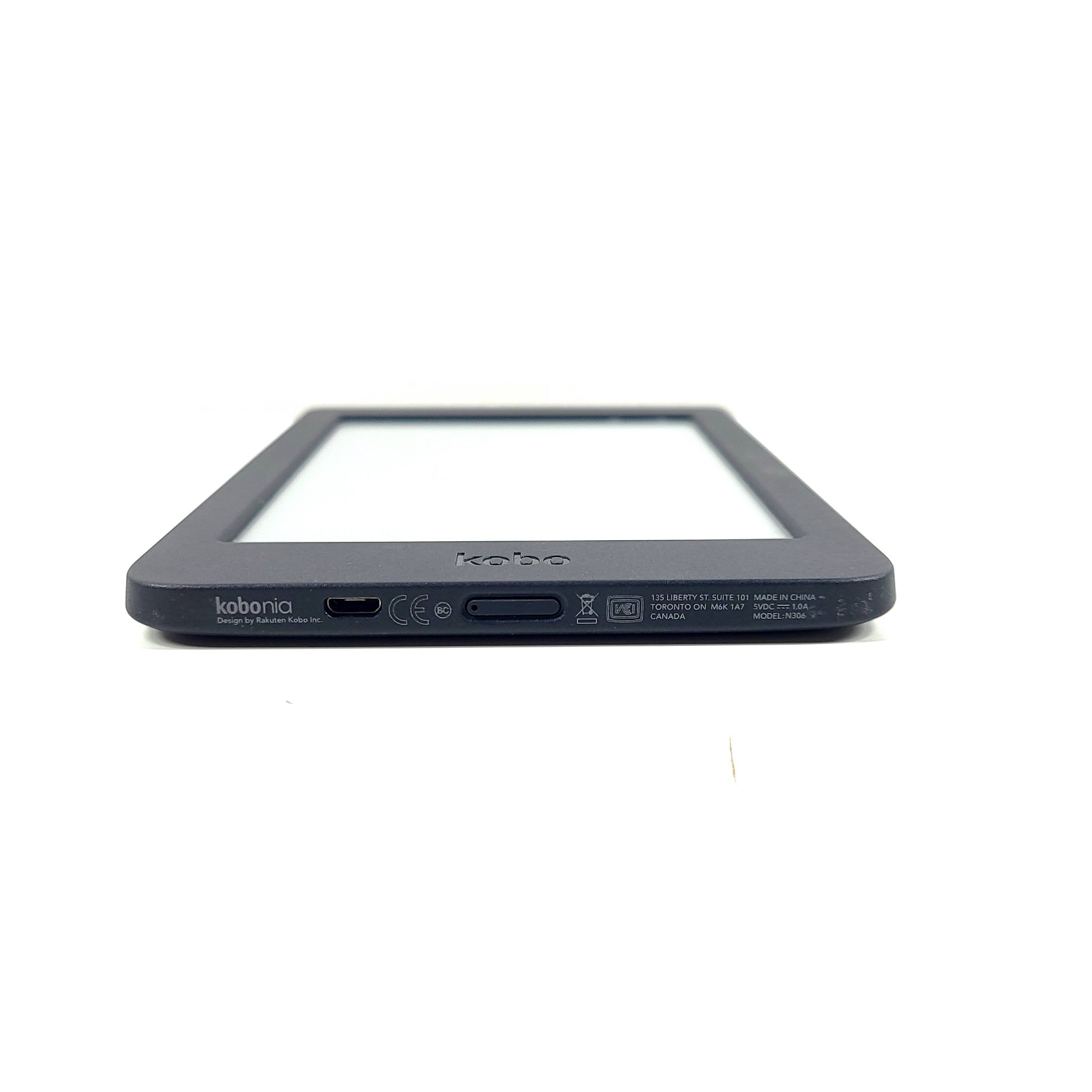 Kobo Nia N306 6" 8GB Touchscreen E-Reader - Black - NON RESPONSIVE