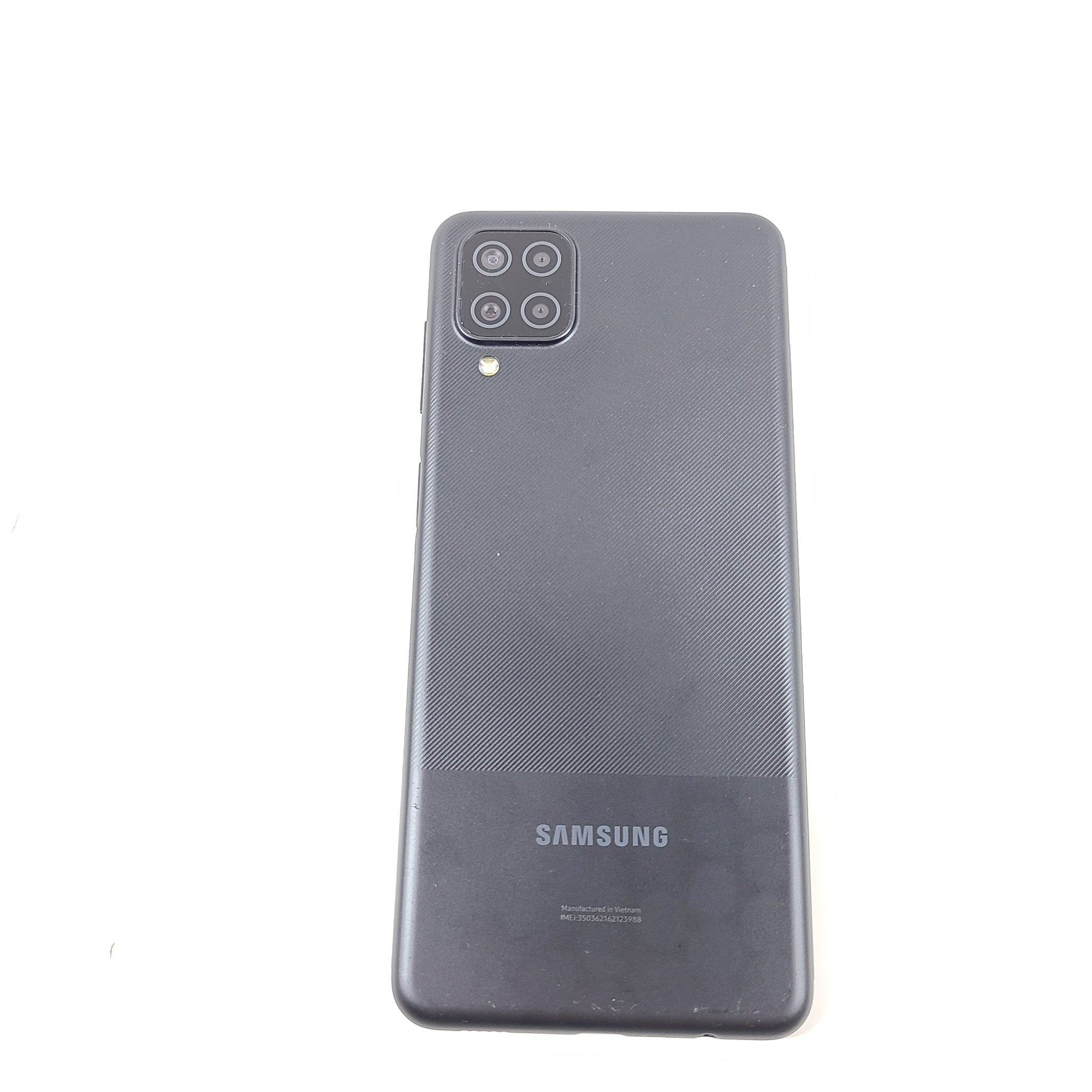 Samsung Galaxy A12 SM-S127DL 32GB Locked Tracfone Android Smartphone Black