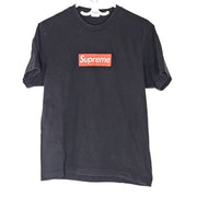 Supreme Red on Black Box Logo Tee Shirt T-Shirt Sz M