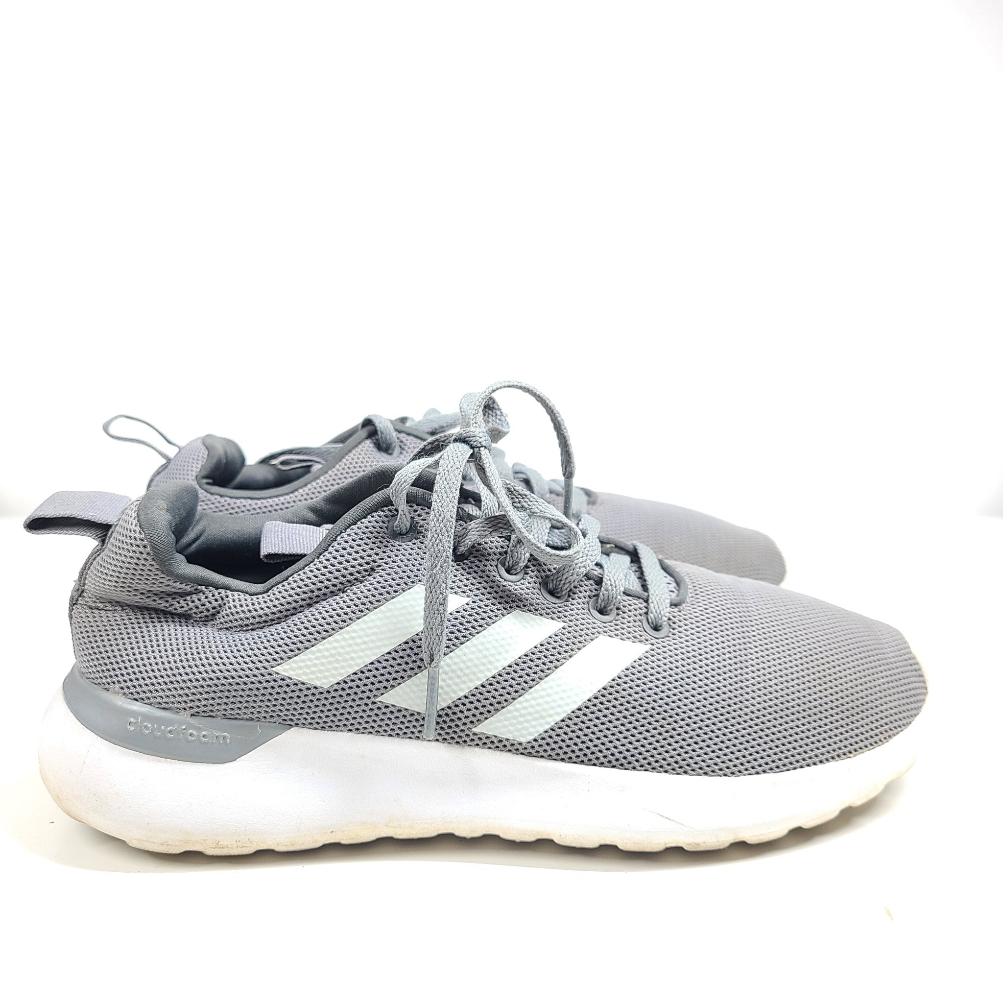 Adidas Women's Lite Racer CLN Shoes Gray White Cloudfoam EE8219 Sz US 8.5