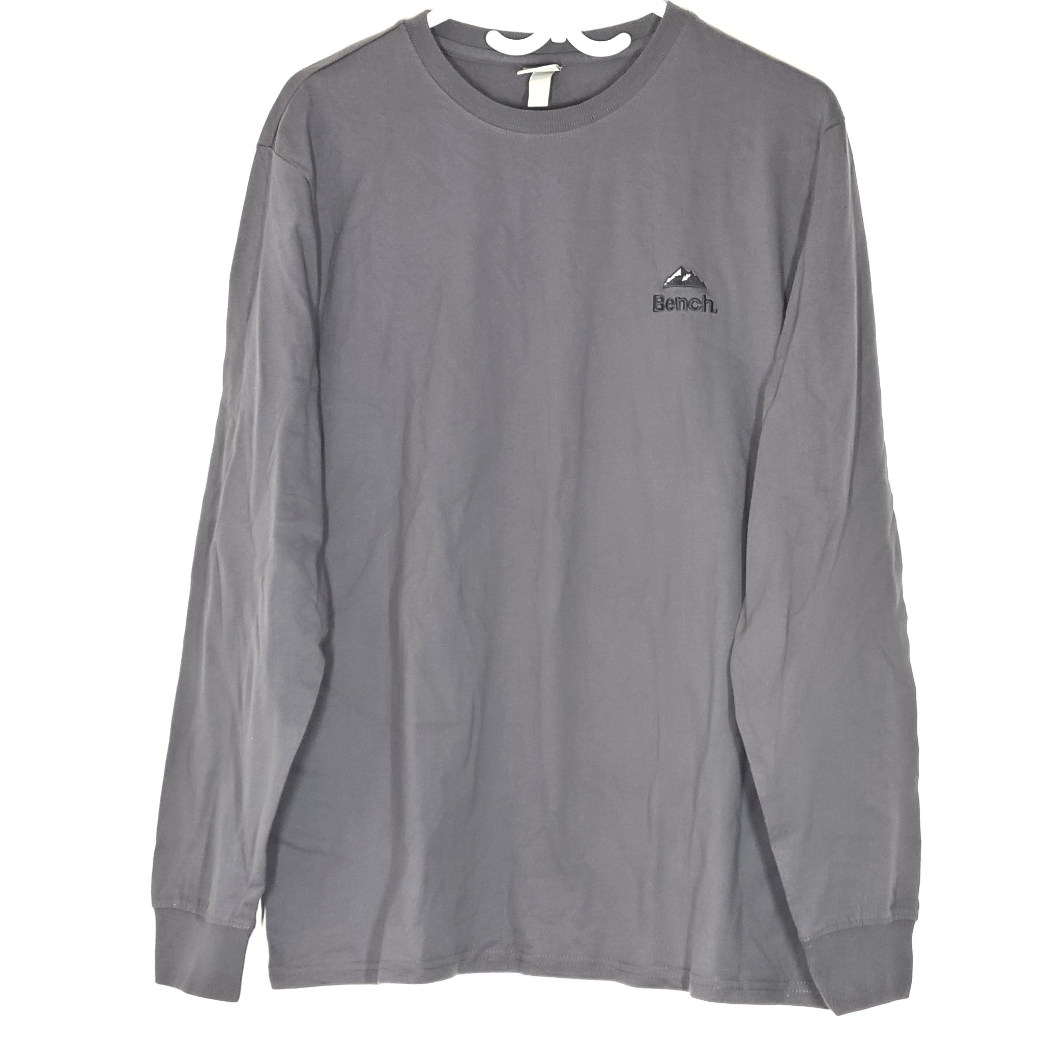Bench Mens' Parkmount Long Sleeve Shirt Tee Gray Sz L