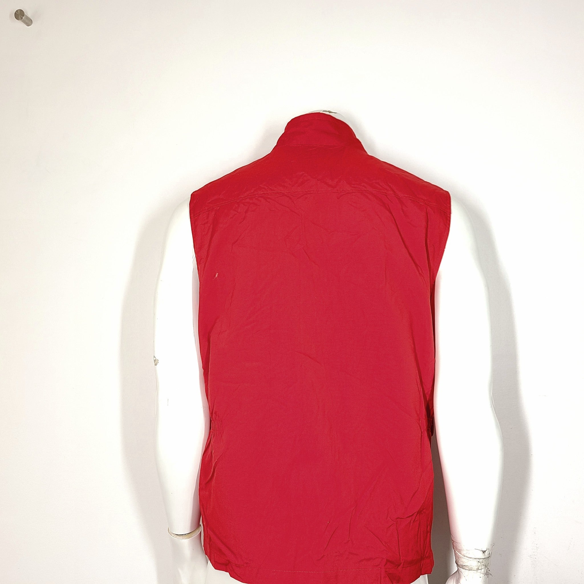OVO October's Very Own Men's Familia Patch Nautical Vest Red Sz S