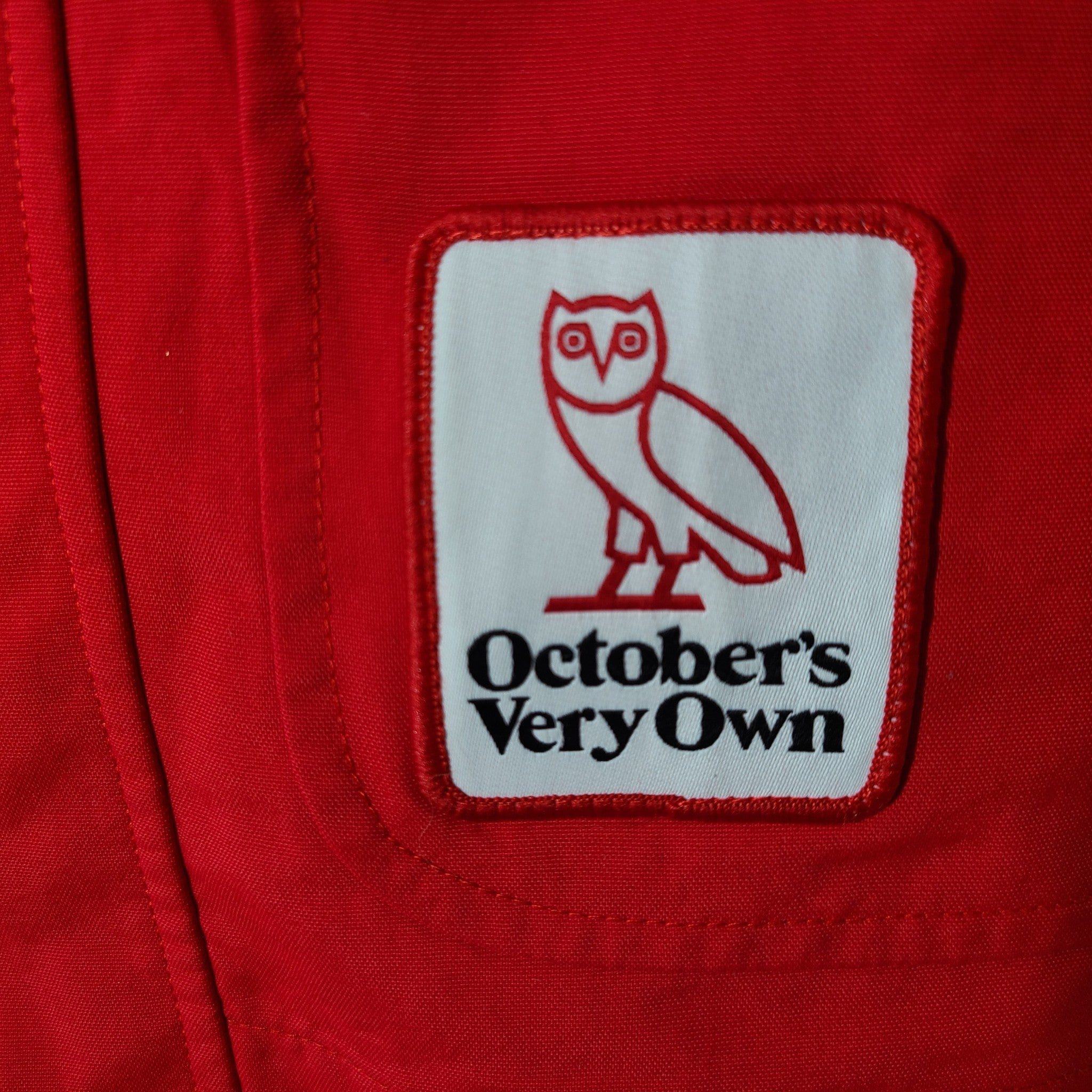 OVO October's Very Own Men's Familia Patch Nautical Vest Red Sz S