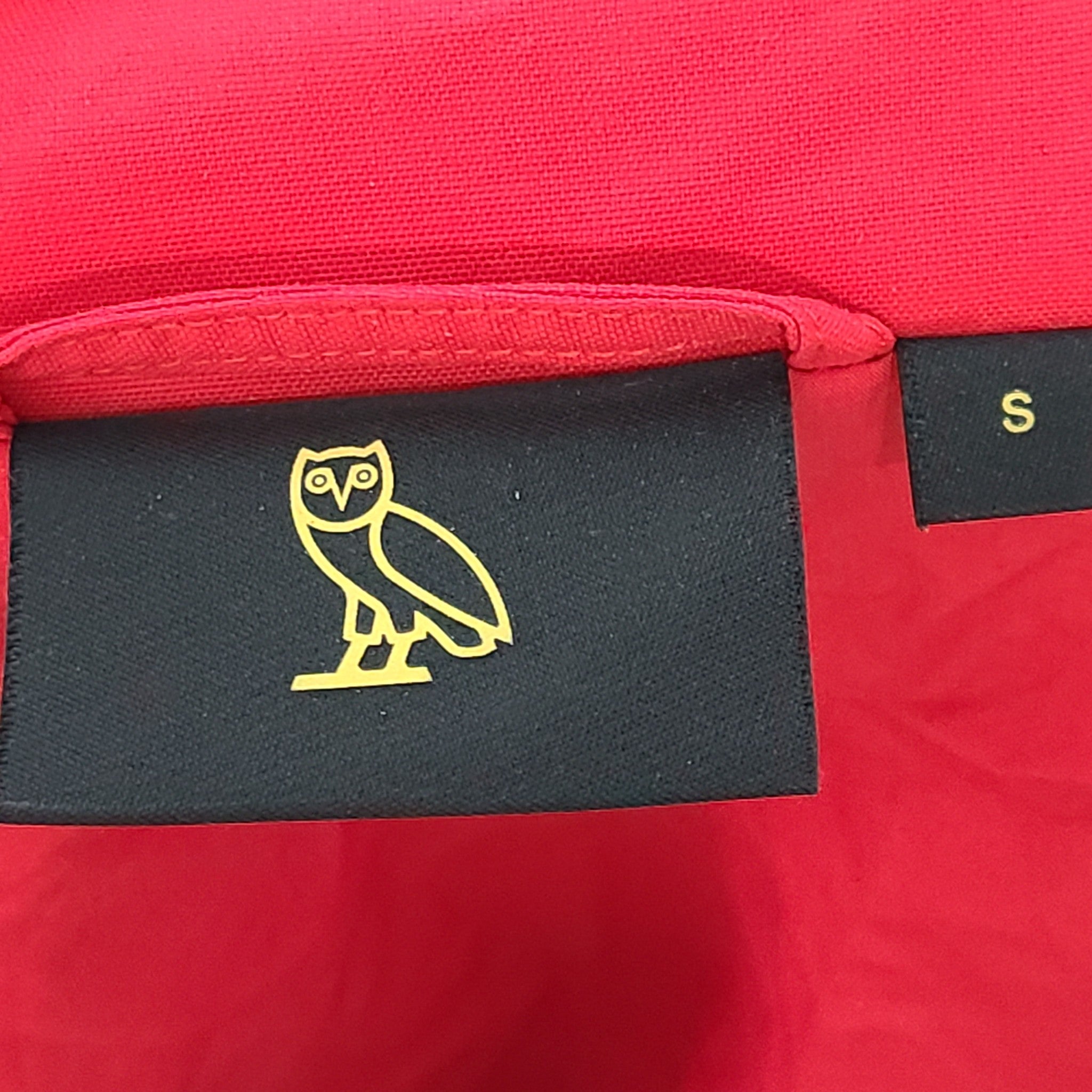 OVO October's Very Own Men's Familia Patch Nautical Vest Red Sz S