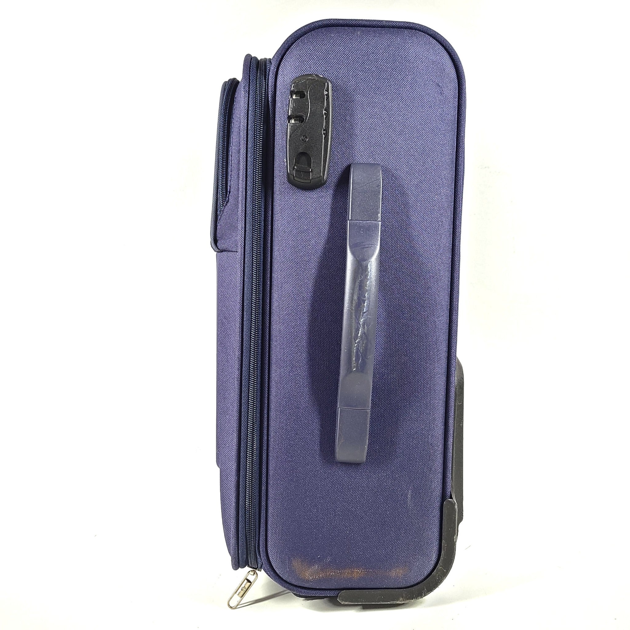 Samsonite 20" Carry On Softside Locking Luggage Two Wheel Lightweight Crown Blue