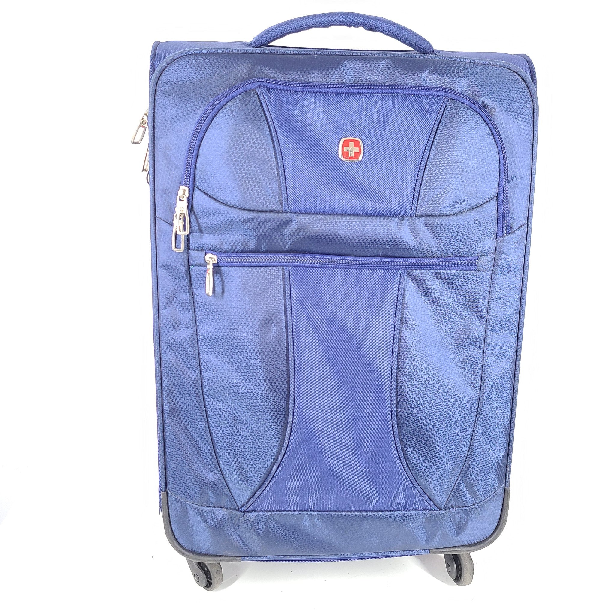 Swiss Gear 26" Spinner Luggage Softshell Expandable Blue