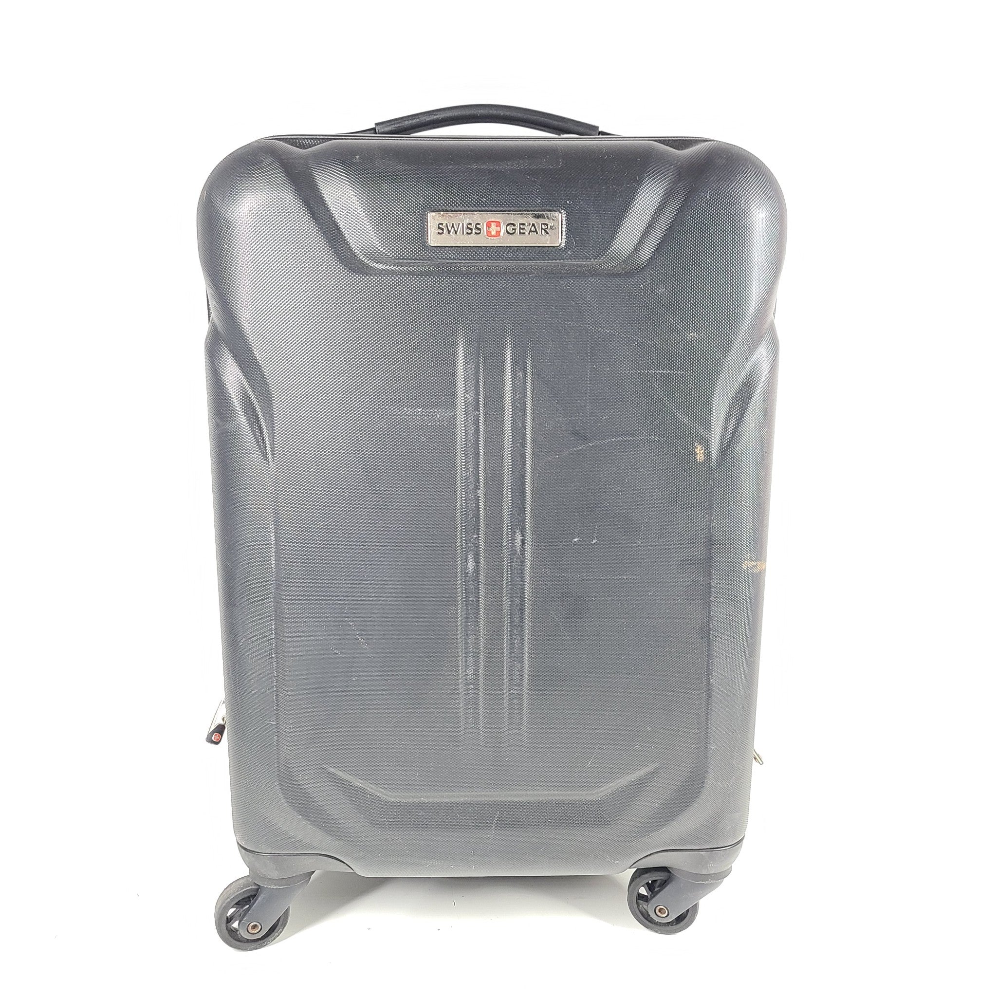 Swiss Gear 21" Spinner Hardside Carry On Cabin Luggage Lightweight Black