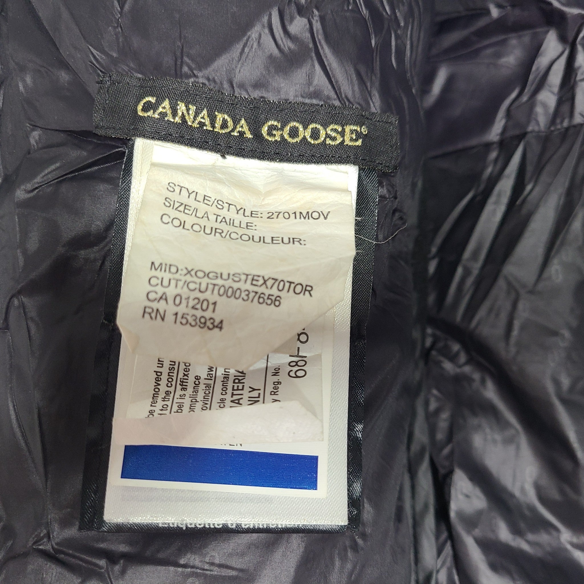 RARE Canada Goose x OVO Hybridge Lite Jacket Down Insulated Black 2701MOV Sz S