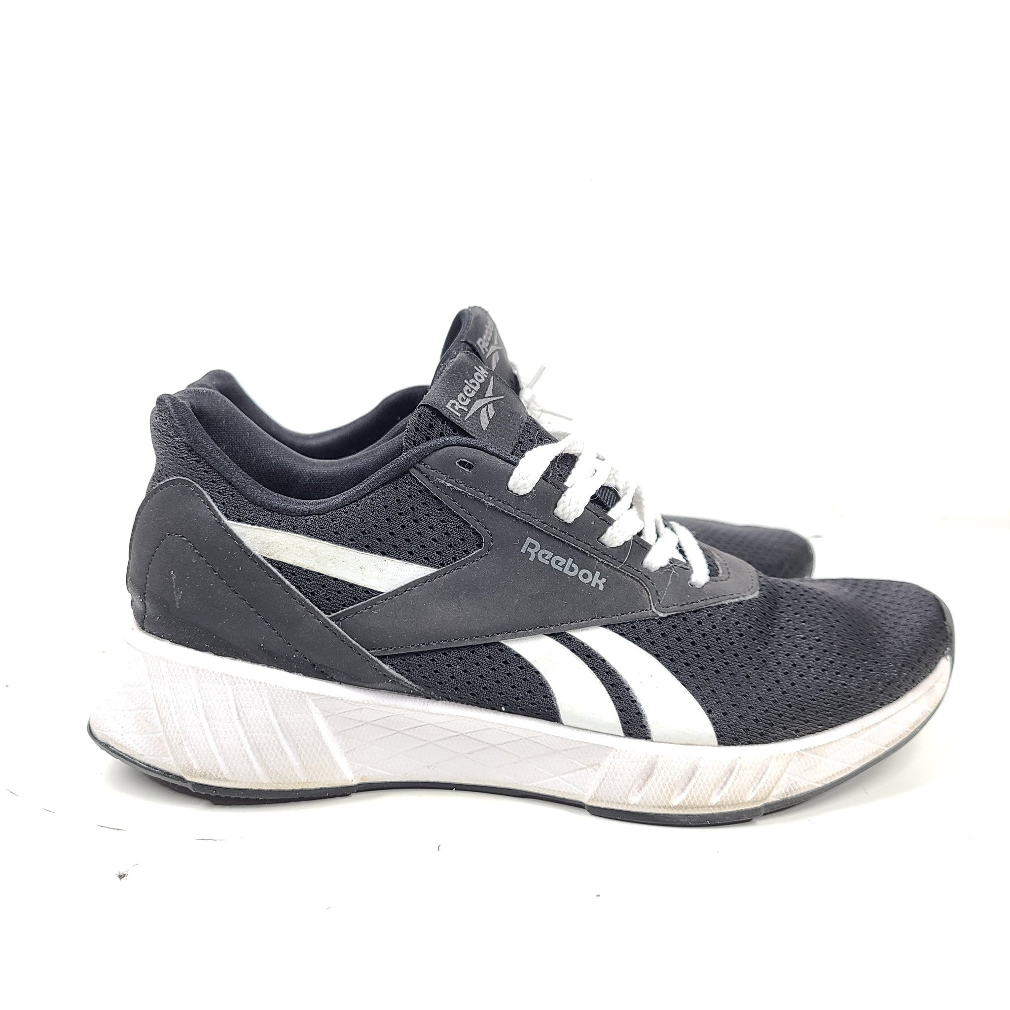 Reebok Women's Lite Plus 2.0 Running Shoes Sneakers Black White US Sz 8 GW8702