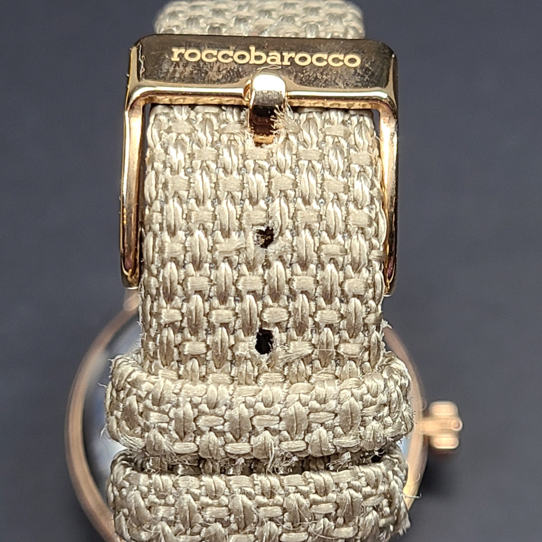 Rocco Barocco Women's Watch Original - Classy Rose Gold Leather Strap RB0181