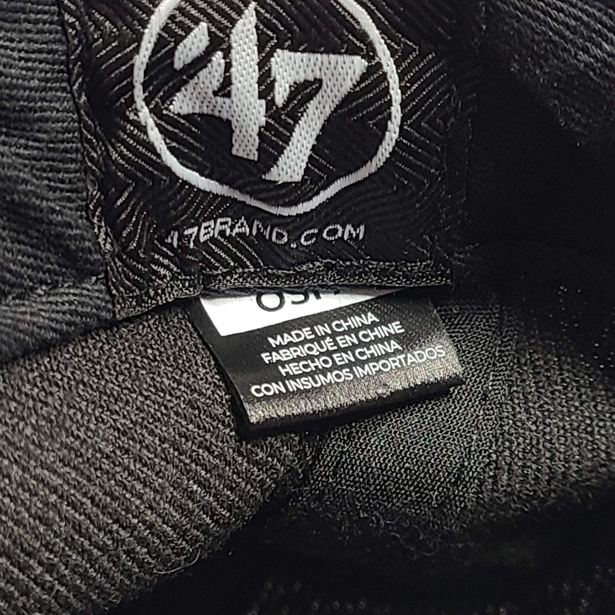 Toronto Raptors '47 MVP Sports Cap 47 Brand Adjustable Black One Size Fits All