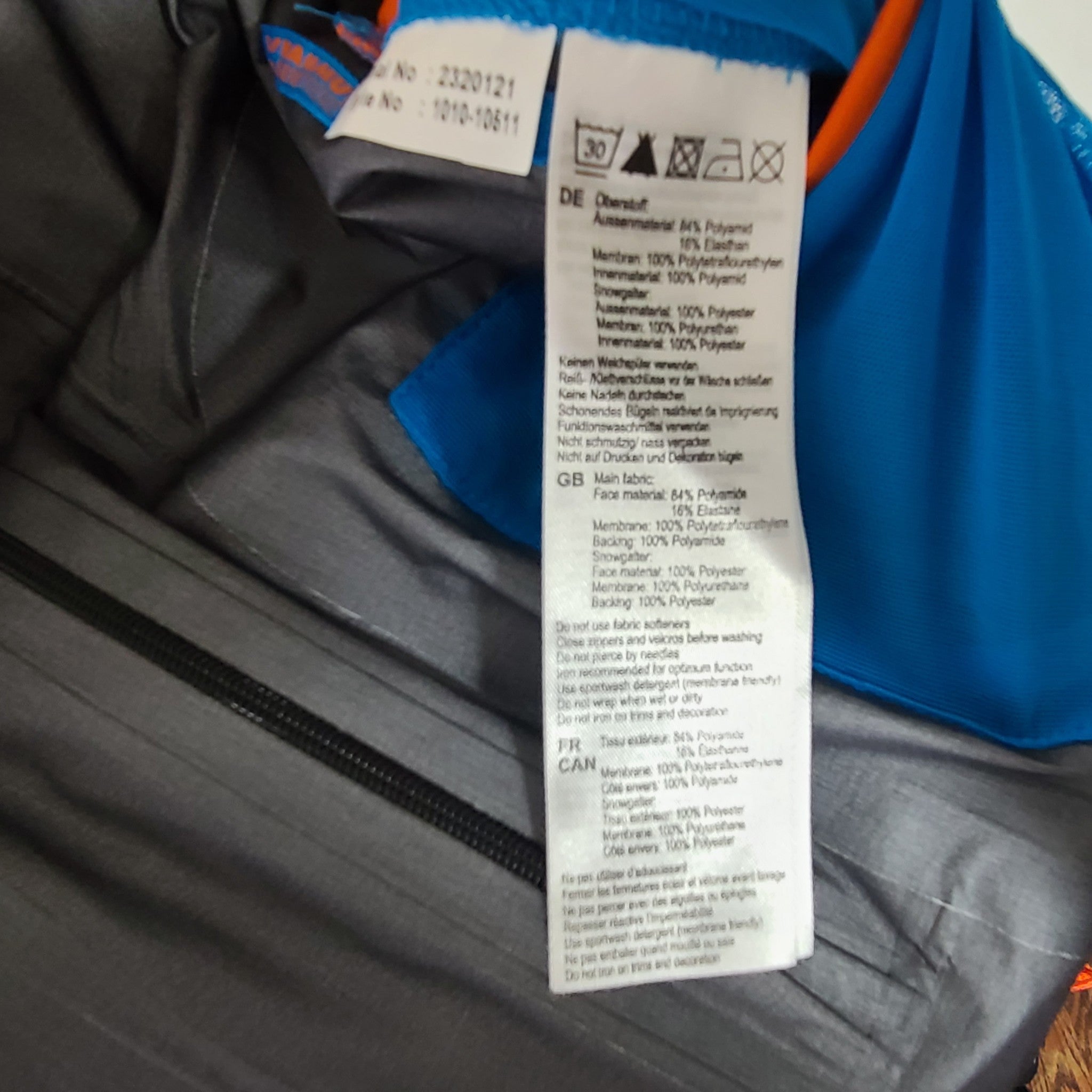 Mammut Men's Eigerextreme Nordwand Pro Ski Snowboard Jacket Black Sz XL