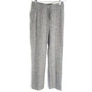 H&M Women's Slacks Light gray/Black Plaid Ankle Length Size 0