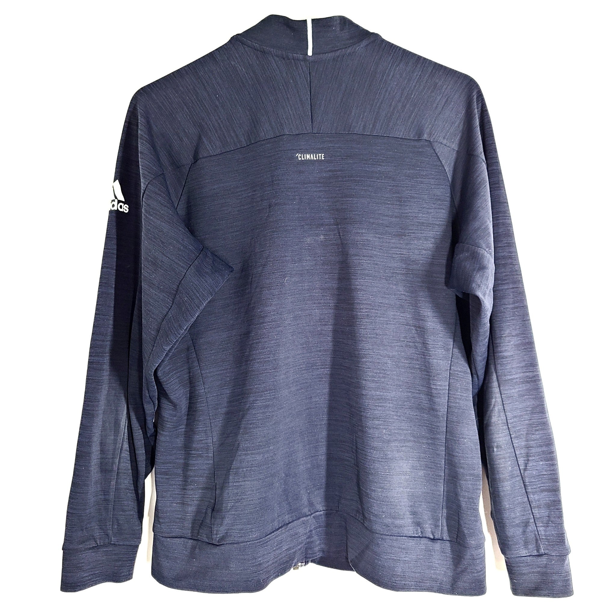 Adidas Originals Women's Knit Tennis Golf Jacket Legend Ink Blue DQ2952 Sz M