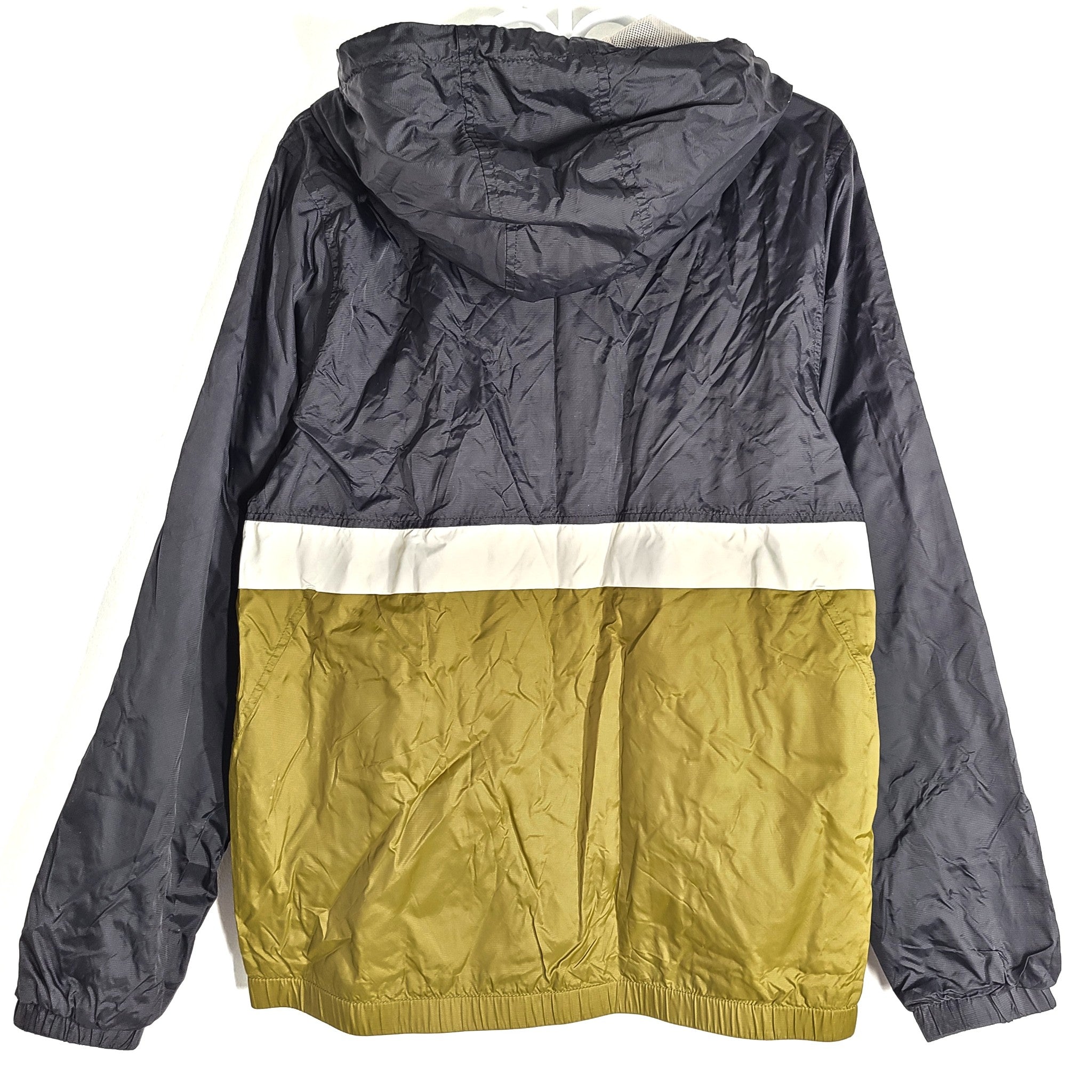 Volcom Men's Ermont Jacket Hooded Windbreaker Sonic Green Sz M