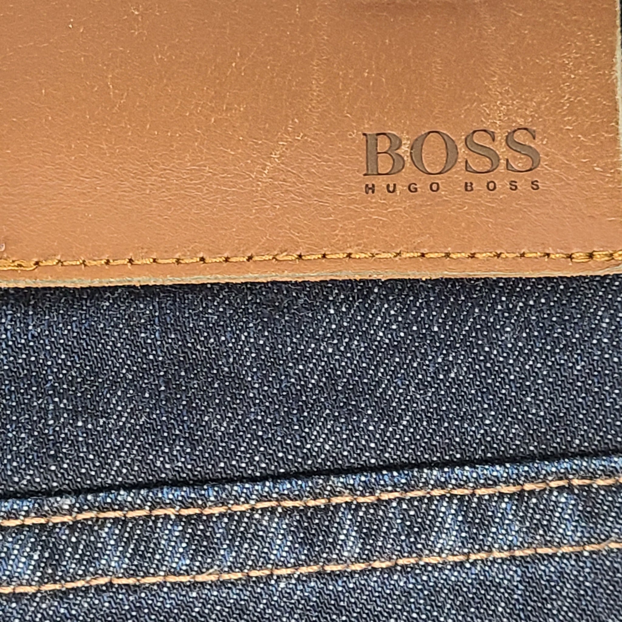 Hugo Boss Men's Delaware 3 Stretch Cotton Jeans Dark Wash Sz 36 x 28