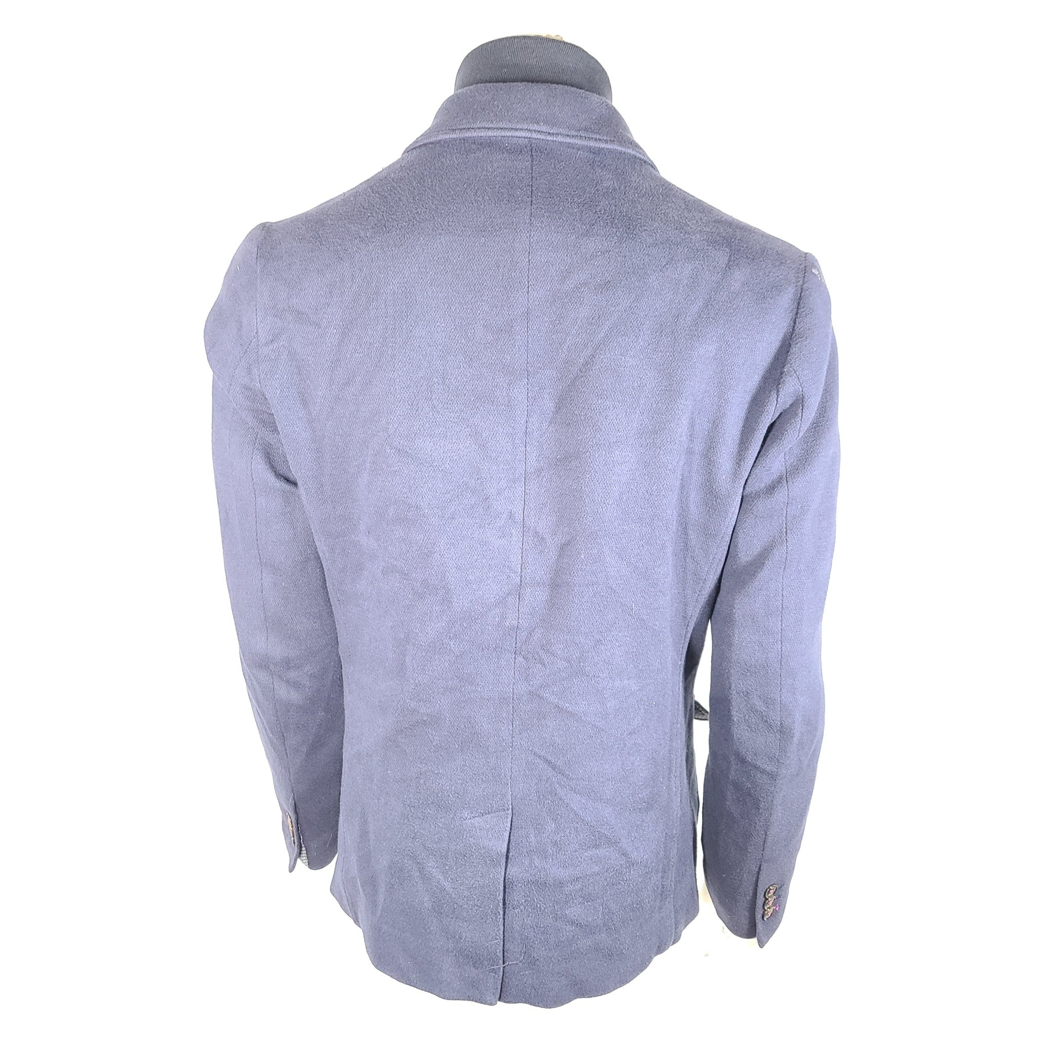 Ted Baker Men's Cotton Blazer Jacket w/ Zip-Out Bib Navy Blue Sz 40 (4)