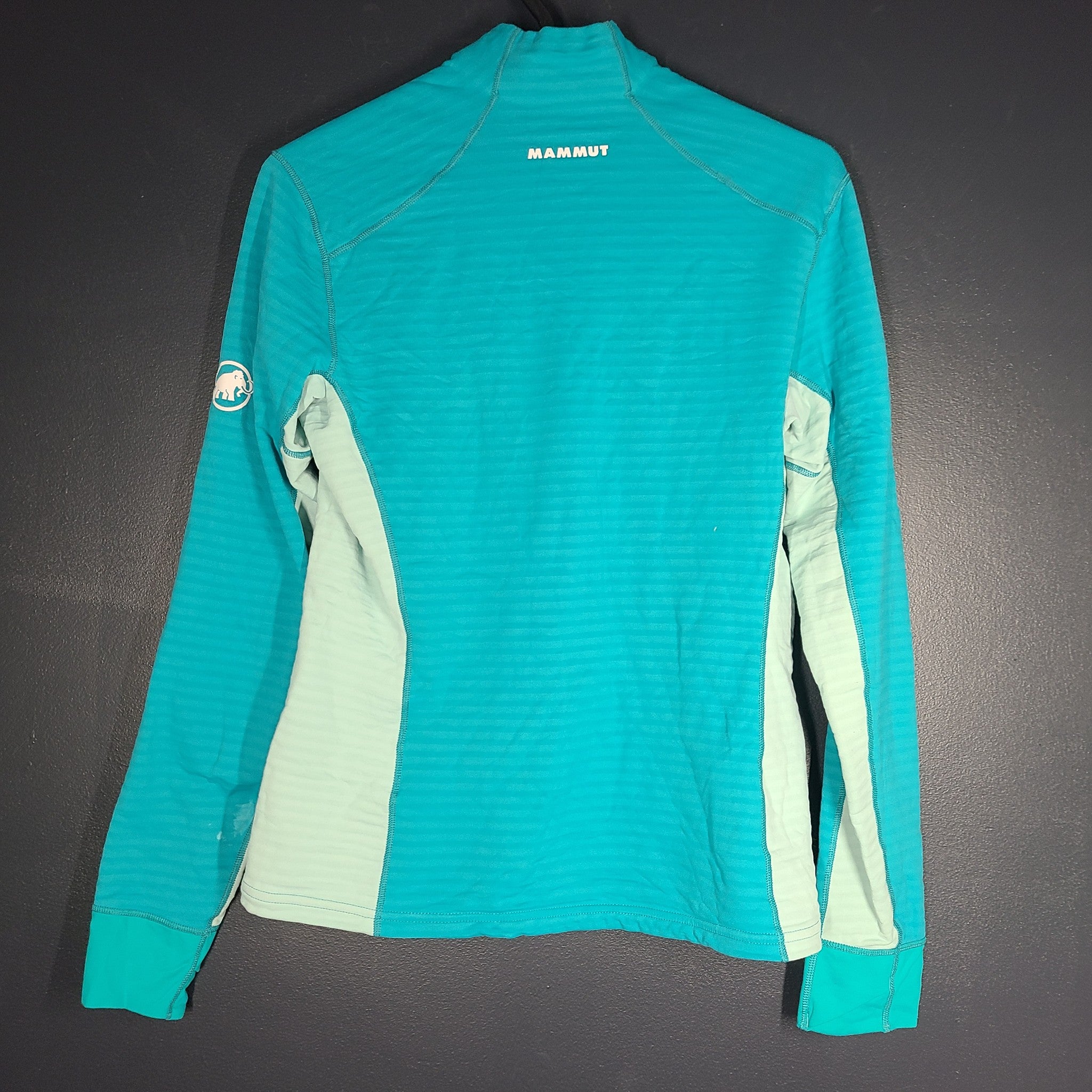 Mammut Women's Aconcagua Light ML Jacket Full Zip Turquoise Blue Sz S