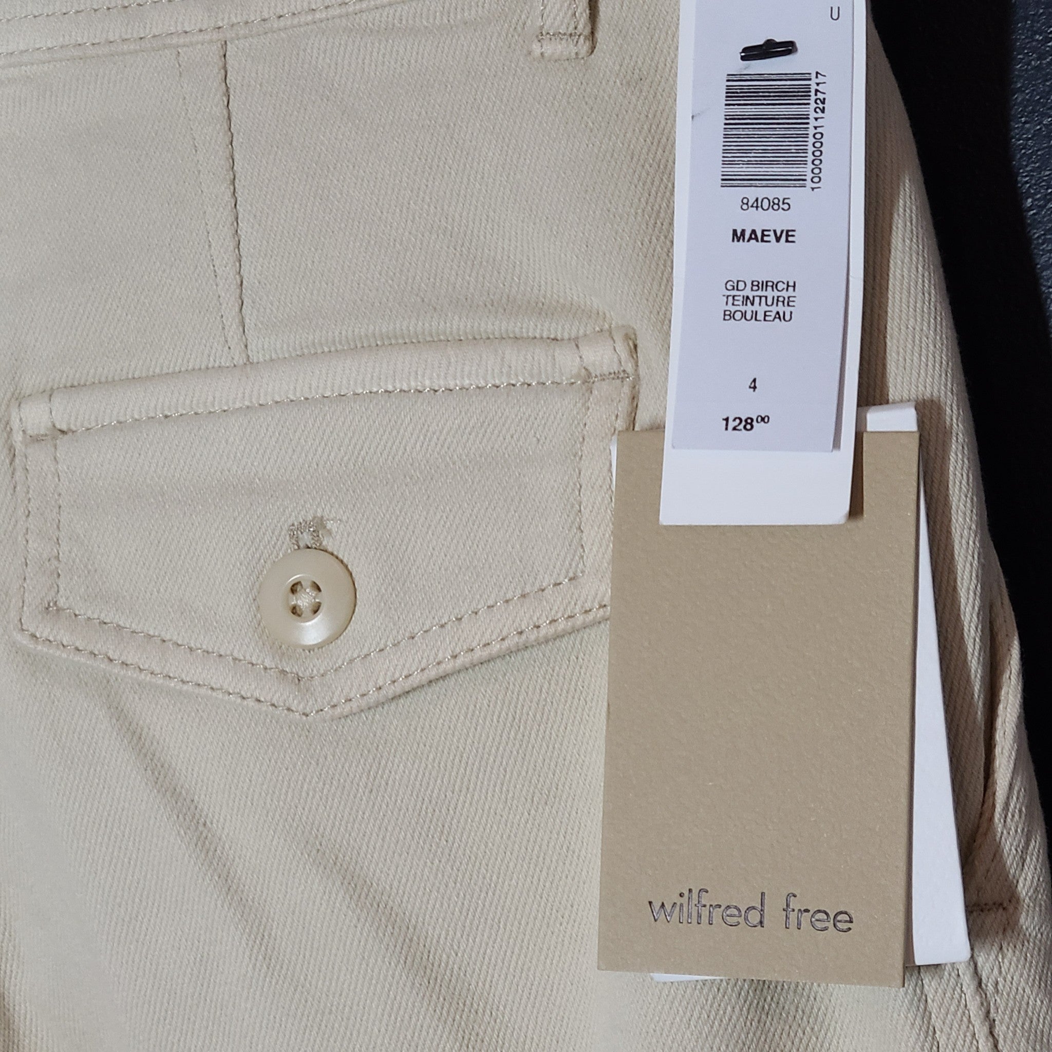 Aritzia Wilfred Free Women's Maeve Cargo Pants Birch Sz 4