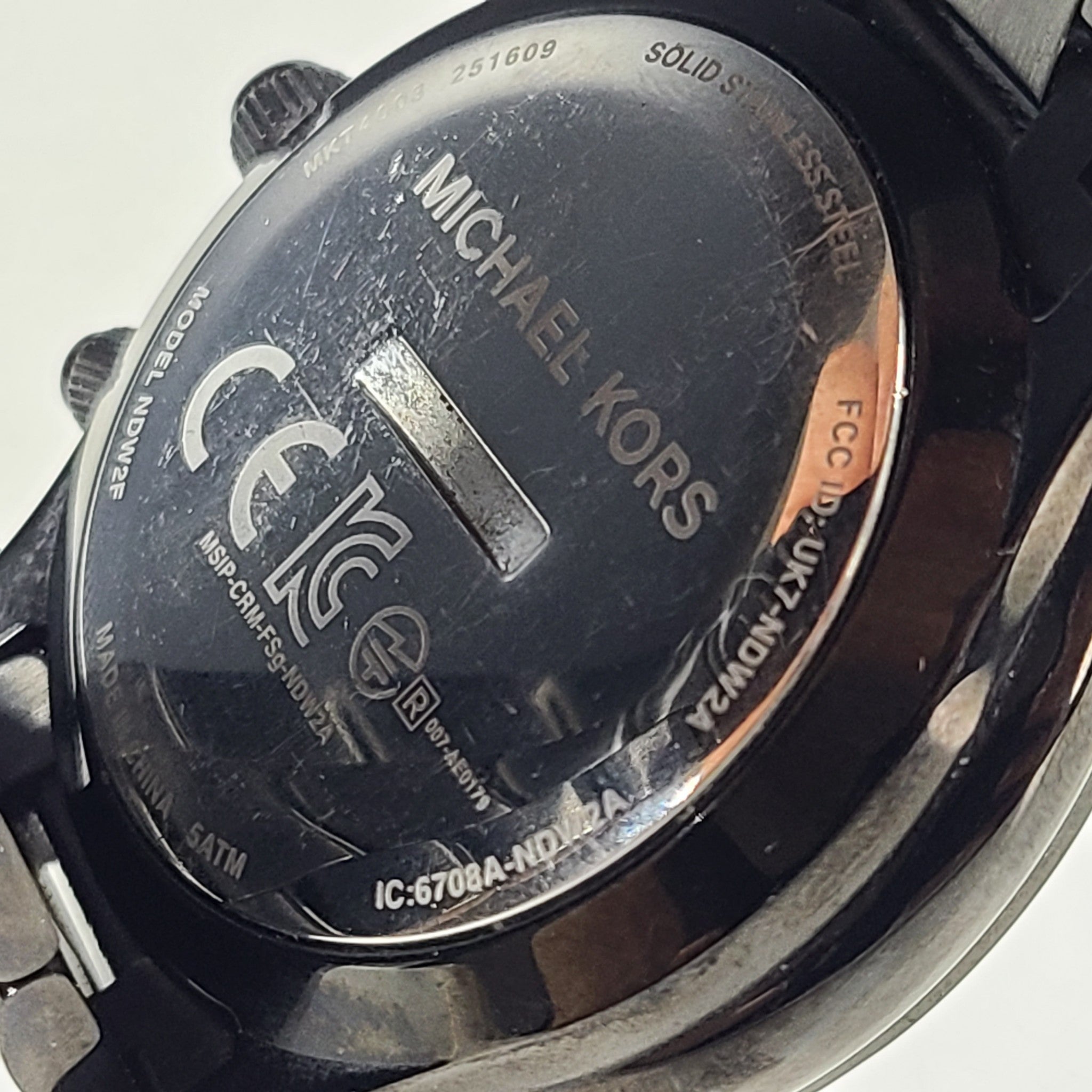 Michael Kors Access Slim Runway Hybrid Smartwatch Black MKT4003