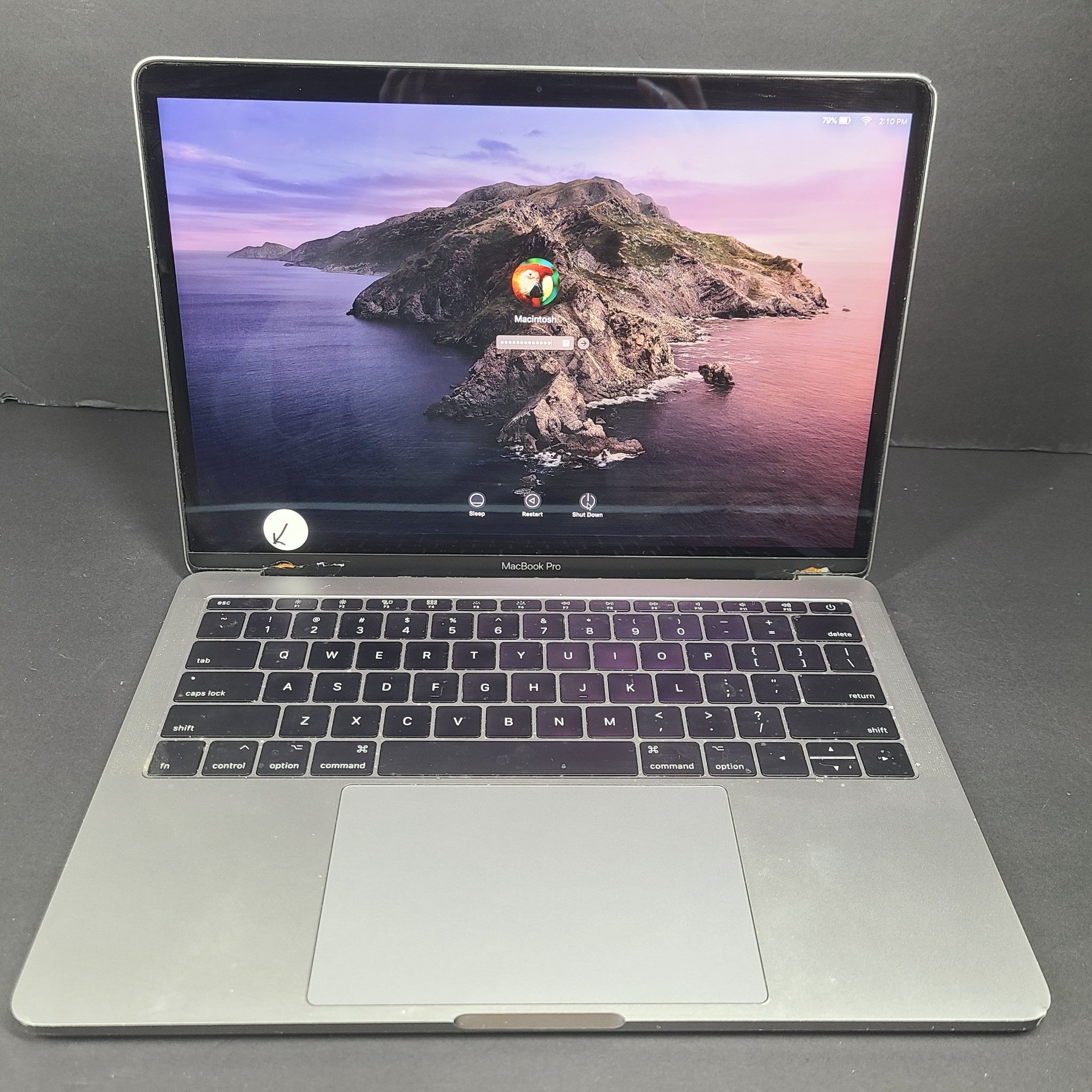 2017 Apple MacBook Pro Laptop A1708 13" Intel Core i5 @ 2.3GHz 128GB 8GB Silver