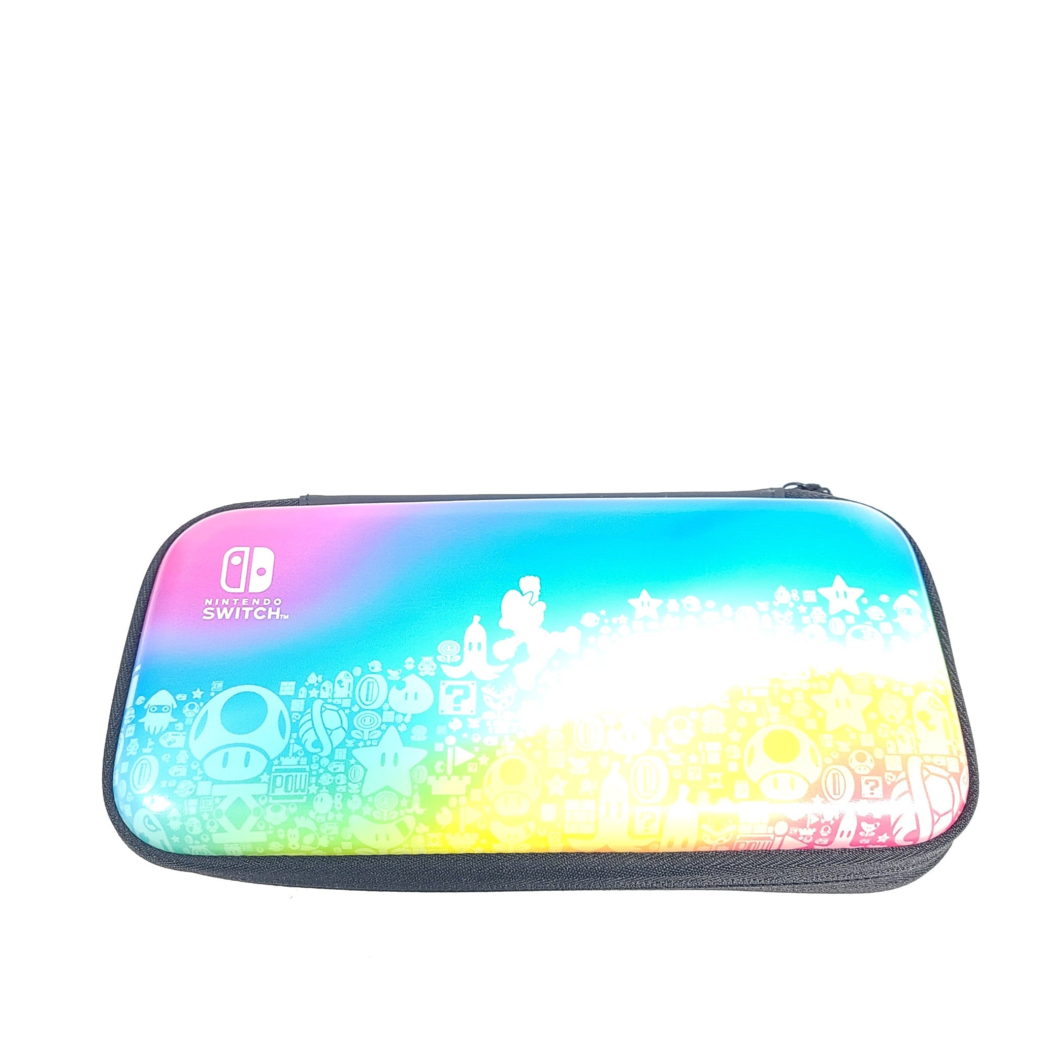 Nintendo Switch Deluxe Travel Case for Nintendo Switch - Multicolor Rainbow