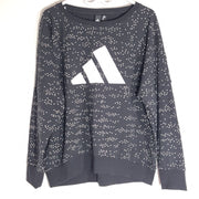 Adidas Women's Terry Sweatshirt Black GL0358 Size L