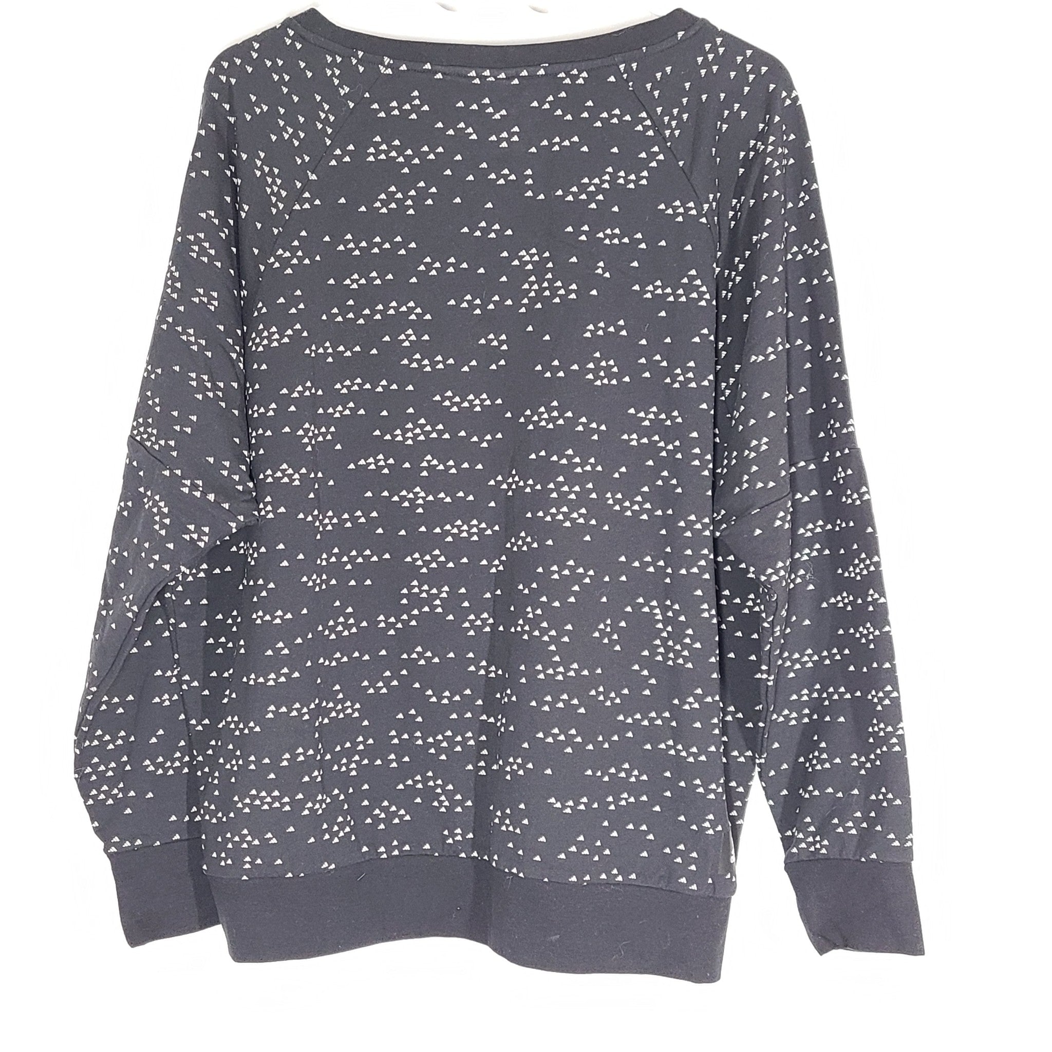 Adidas Women's Terry Sweatshirt Black GL0358 Size L