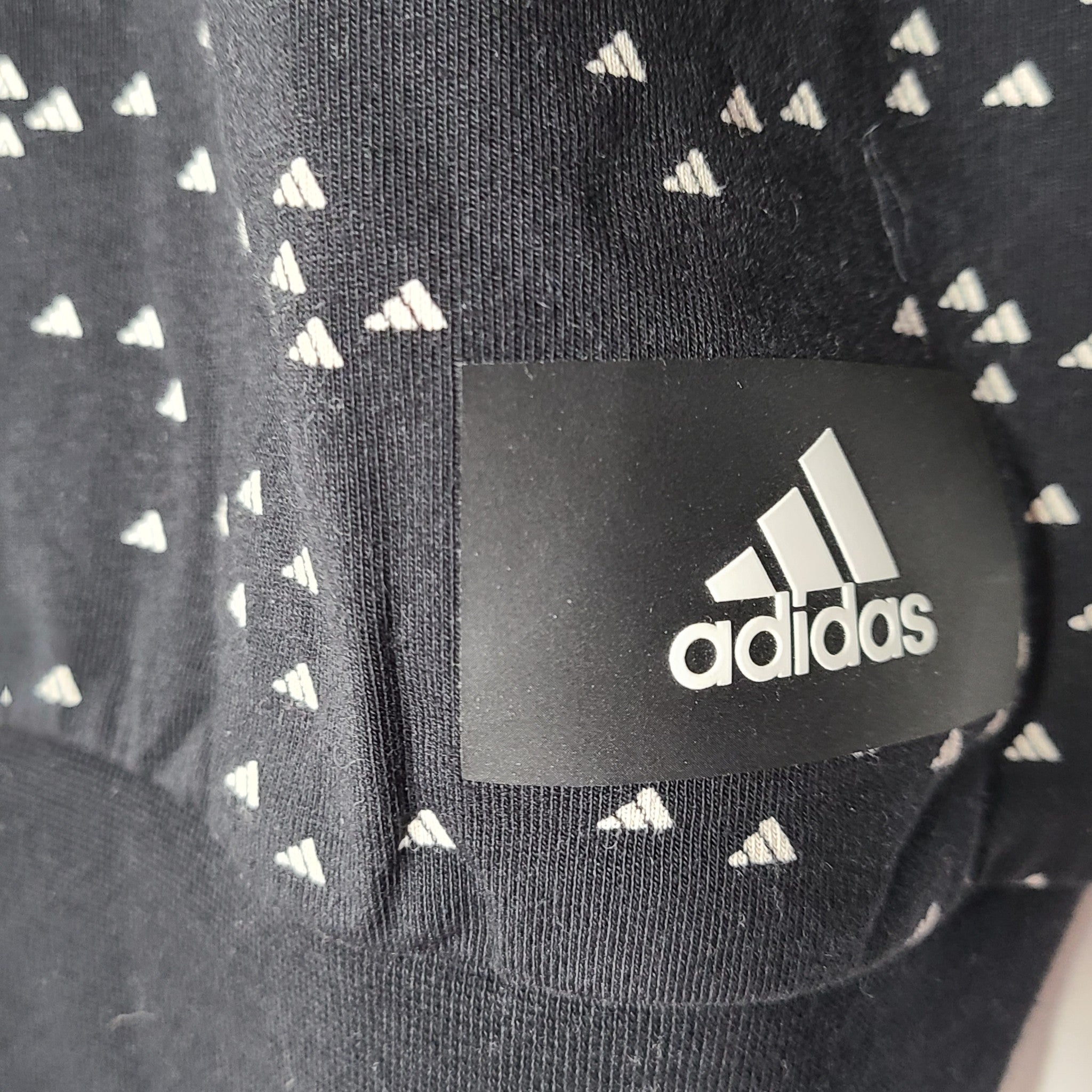Adidas Women's Terry Sweatshirt Black GL0358 Size L