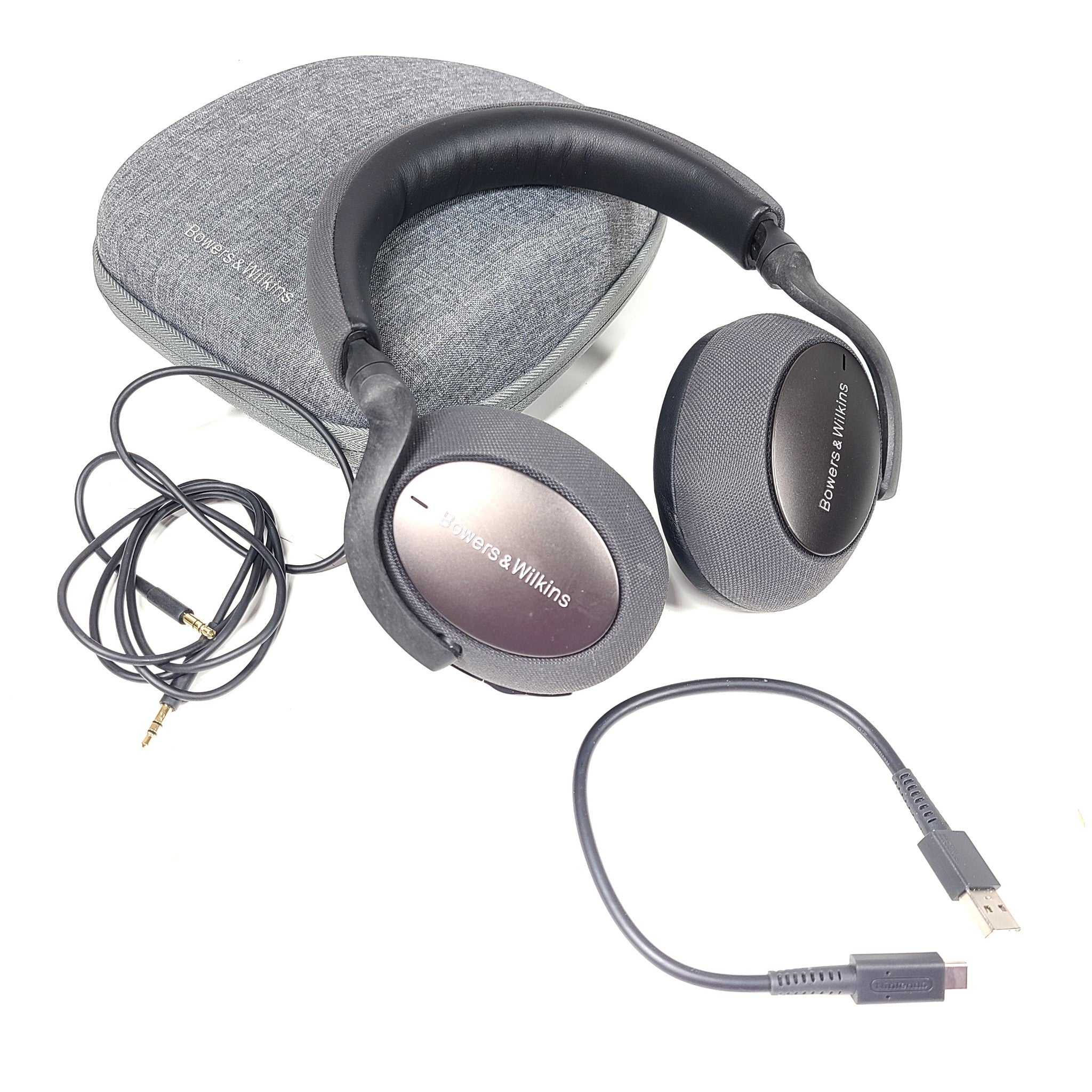 Bowers & Wilkins PX7 Over the Ear Noise Canceling Bluetooth Headphones - Black