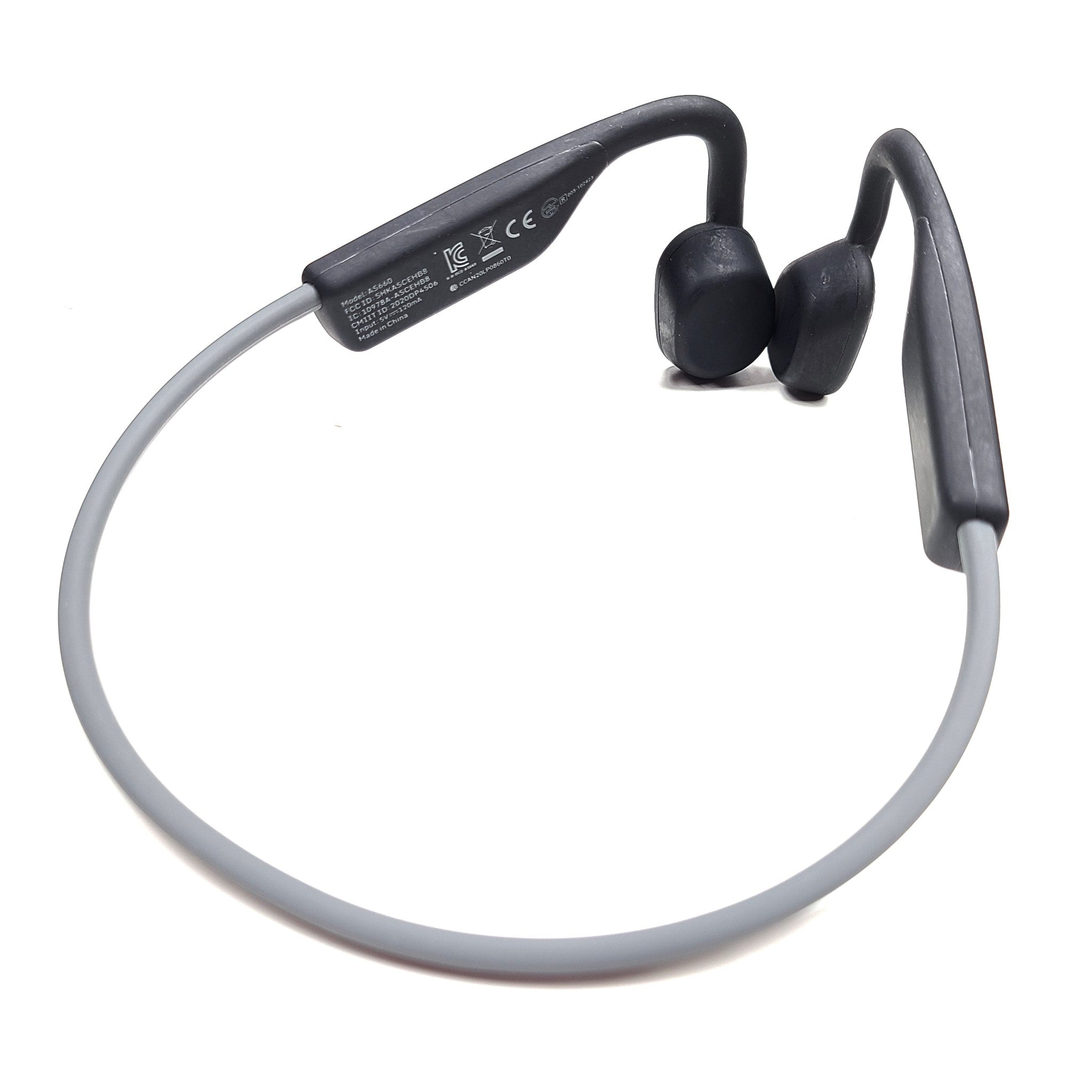 AfterShokz OpenMove Bone Conduction Headphones AS660 Wireless Open-Ear - Grey